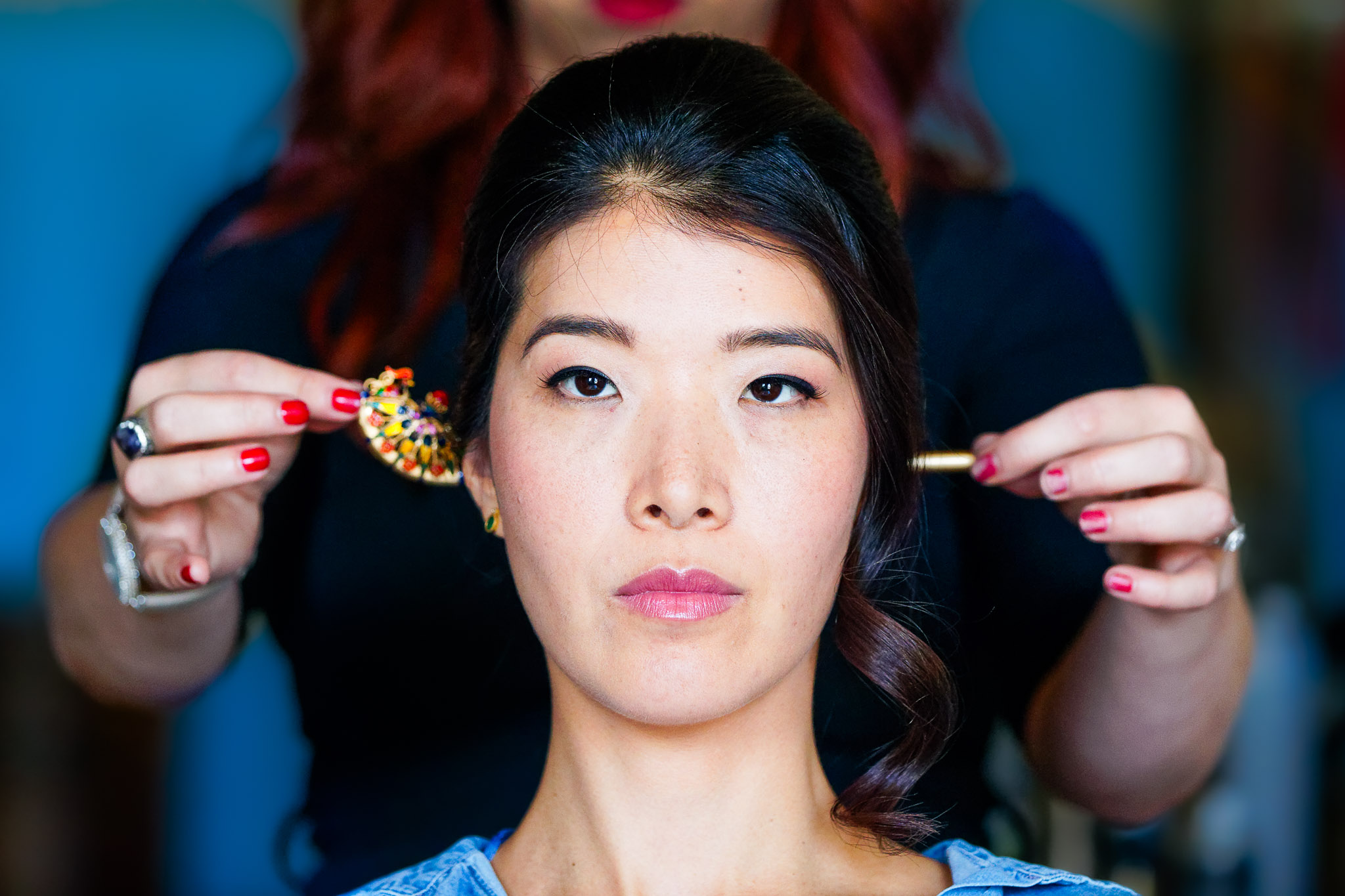 Korean Bride Hair Styling - Final Pin Wedding Preparations