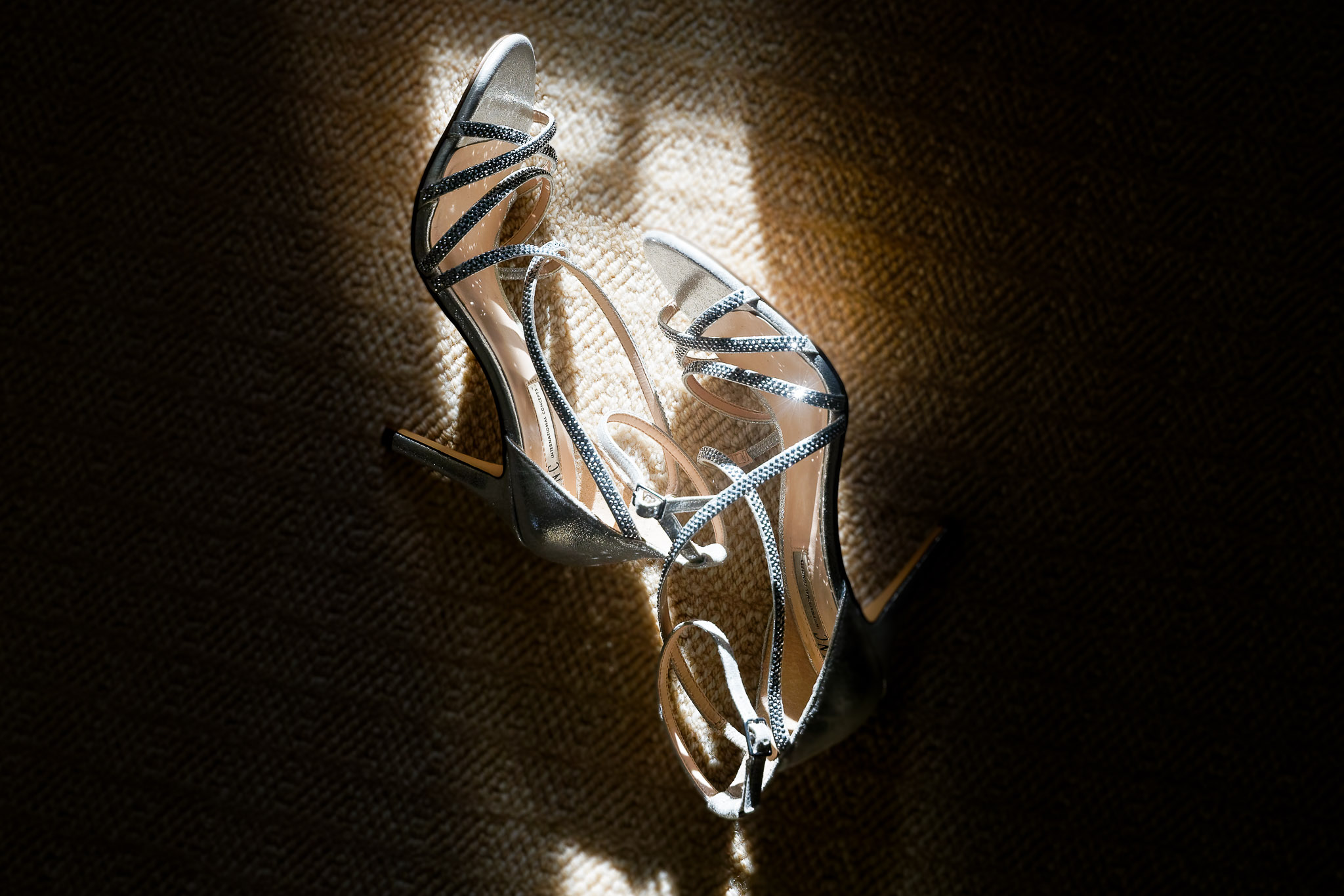 Bridal Shoes in Sunlight - Wedding Preparation Details