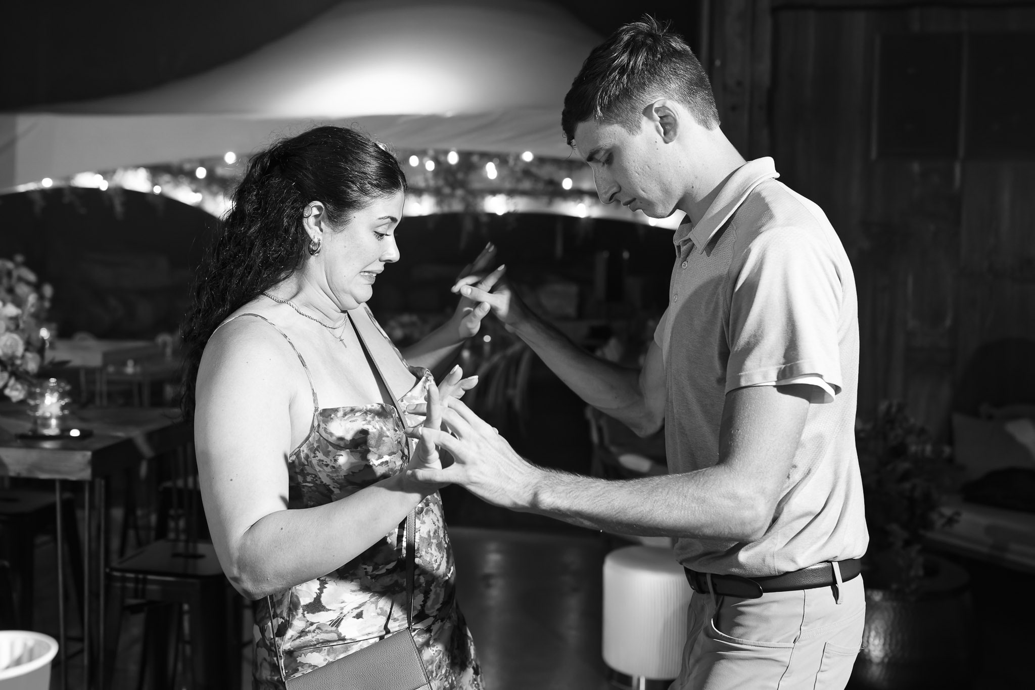 Wedding Dance Mishap at Lutsen Minnesota Reception