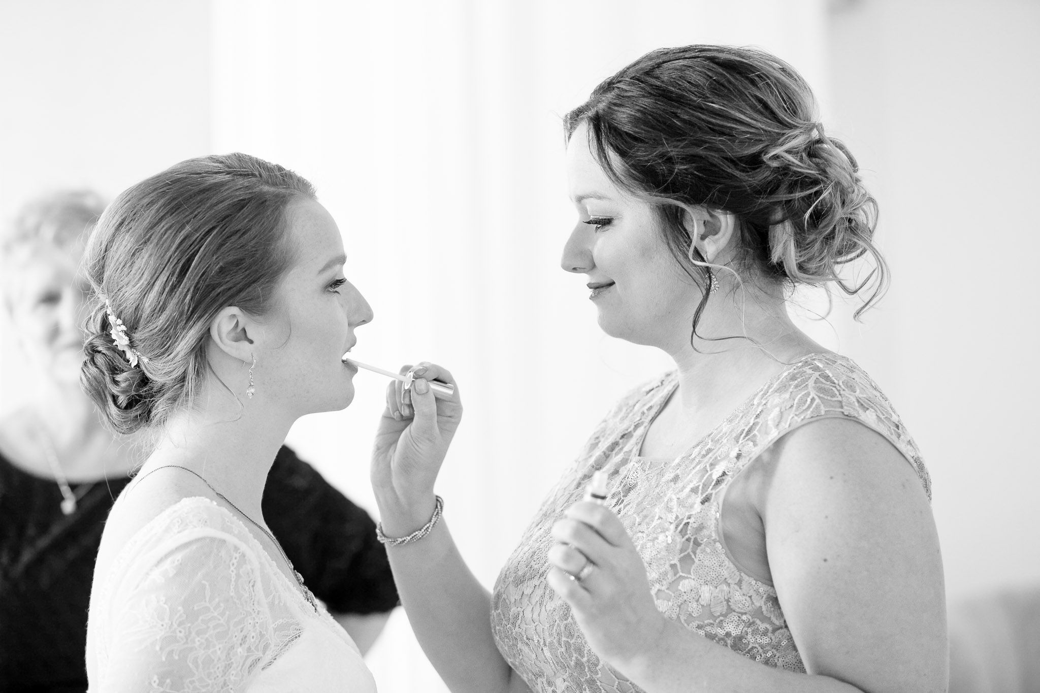 Bridal Makeup Touch-Up Before Ceremony at NeuNeu Minneapolis
