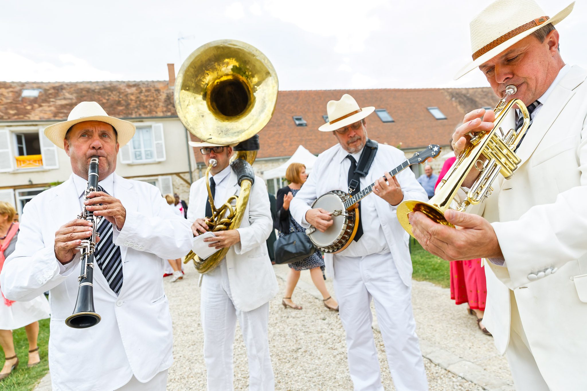New Orleans Jazz Band Wedding Cocktail Hour Entertainment