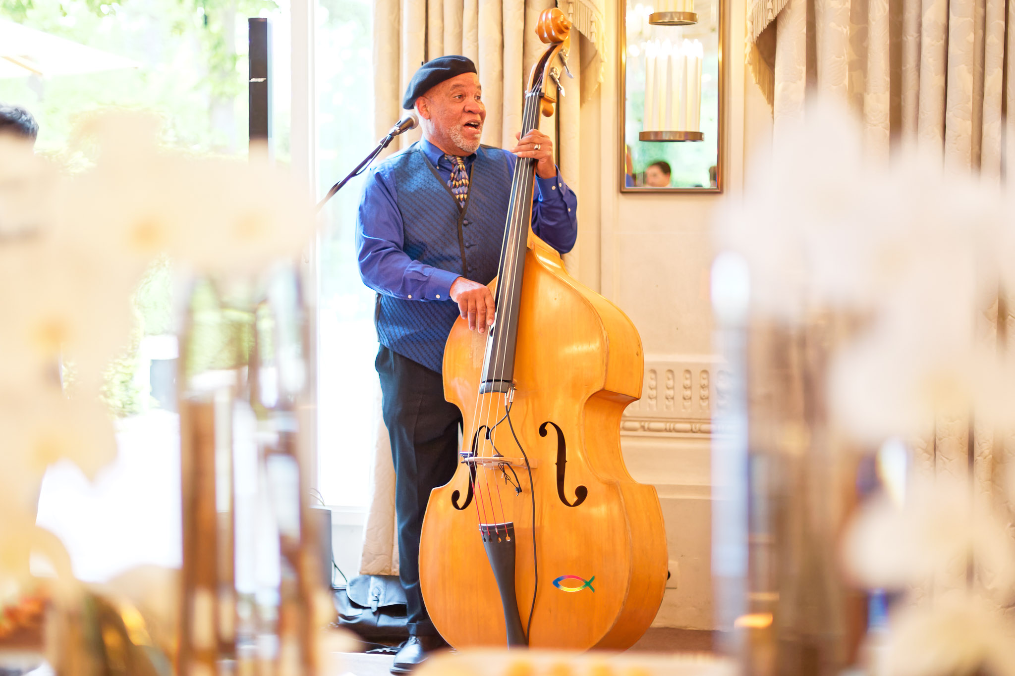 Jazz Bass Player Wedding Cocktail Hour Entertainment