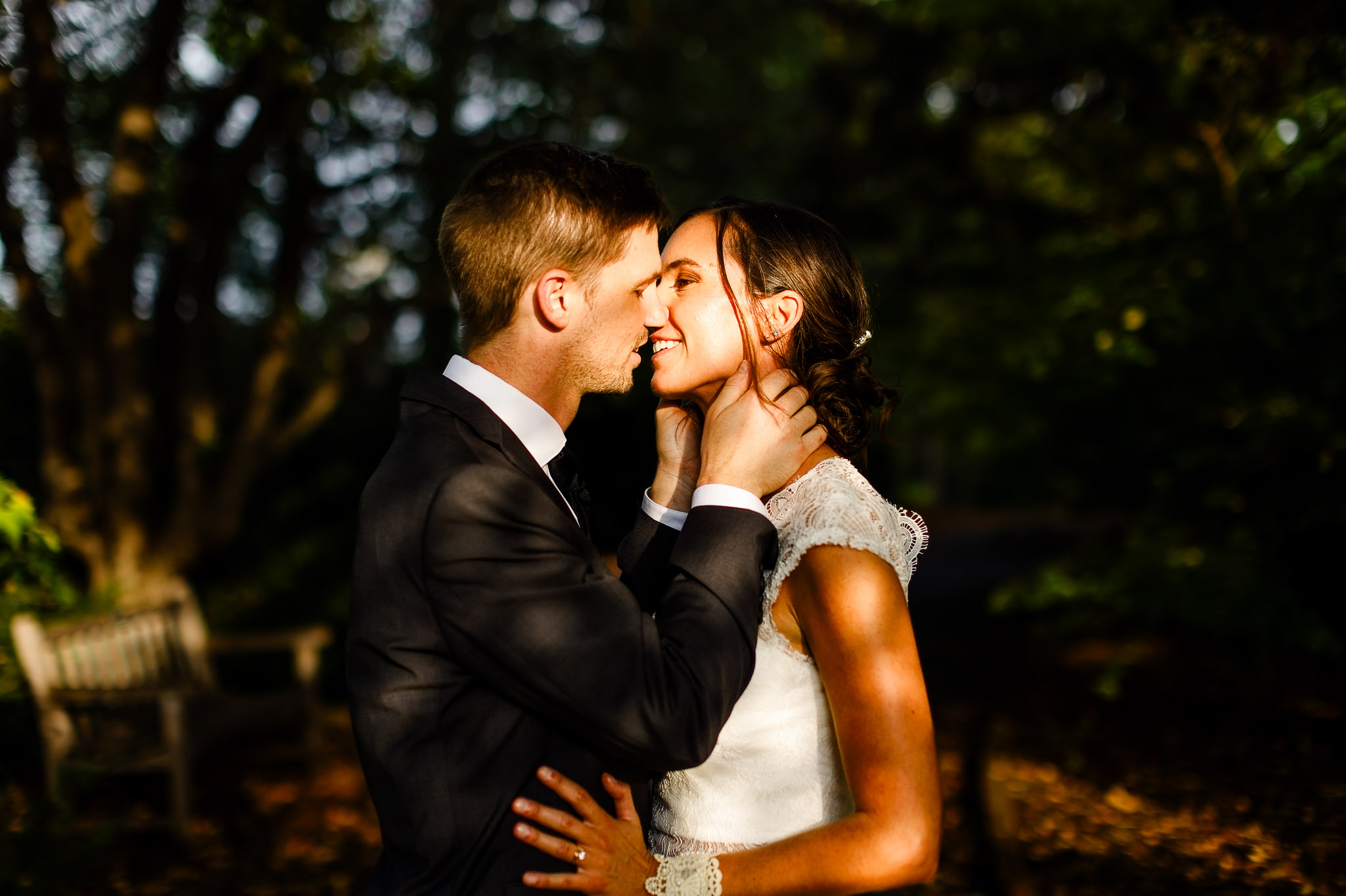 Romantic Wedding Portraits at Minnesota Landscape Arboretum
