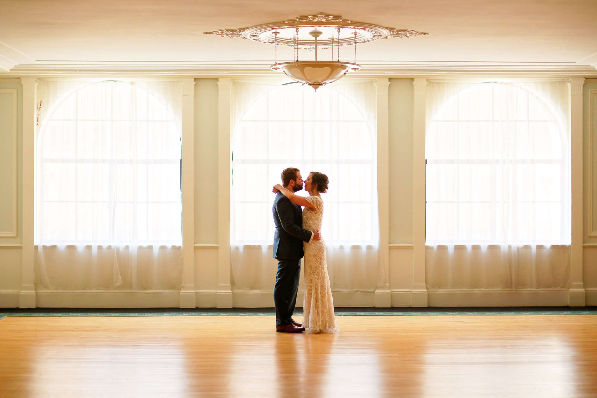 First Look at Saint Paul Athletic Club Ballroom Wedding