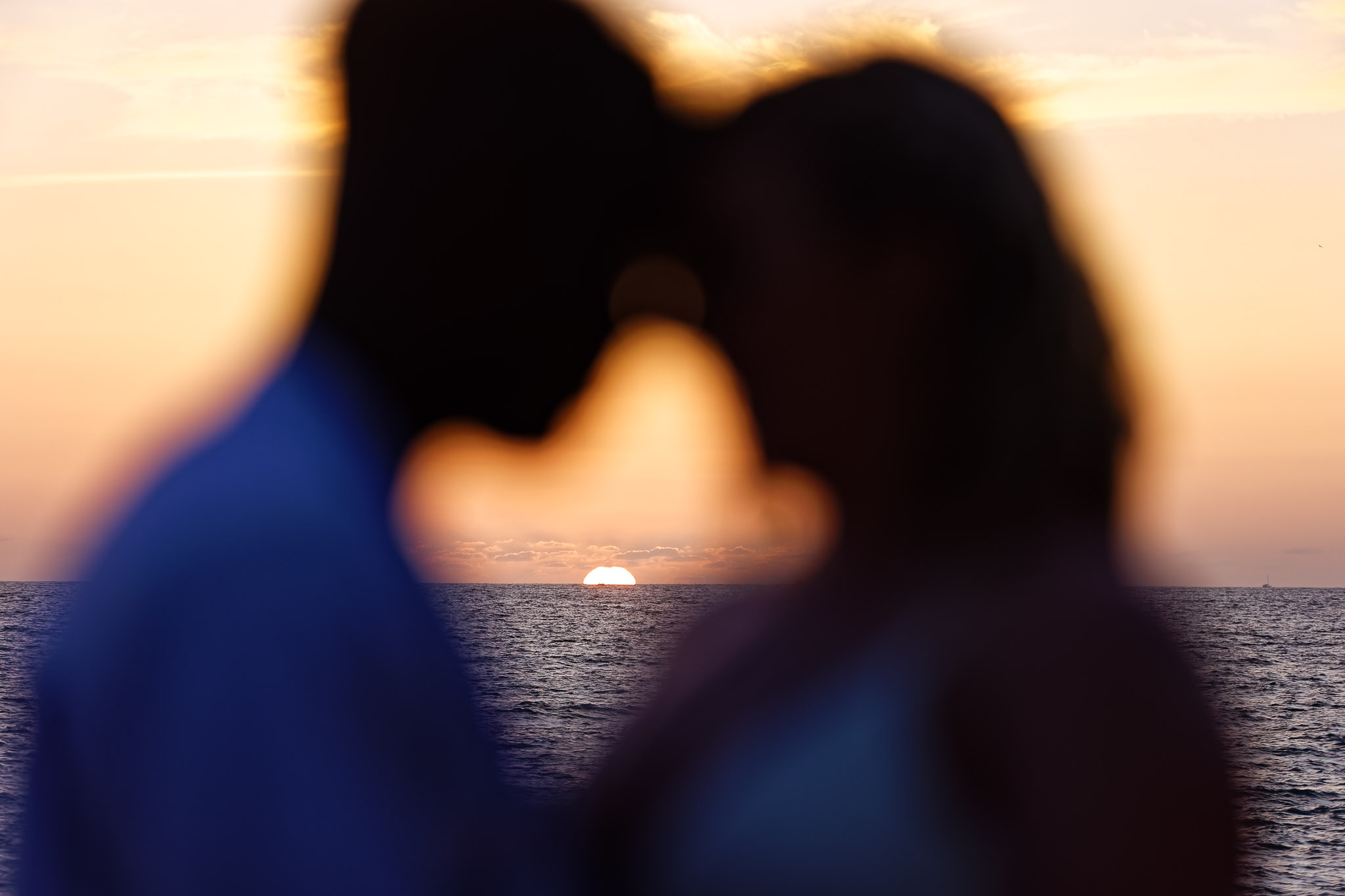 Puerto Vallarta Wedding Sunset Portrait - Mexico Beach Photograp