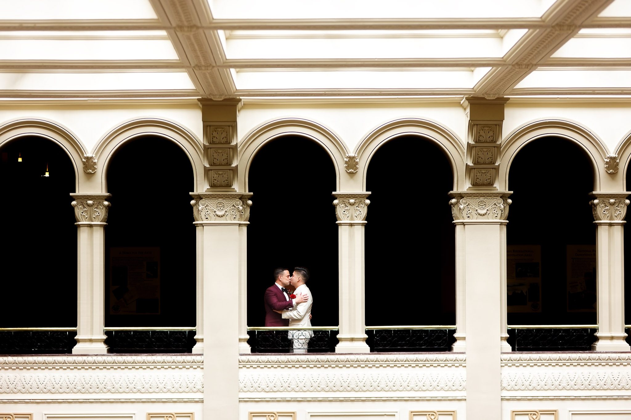 Same-Sex Wedding at Landmark Center St Paul Minnesota