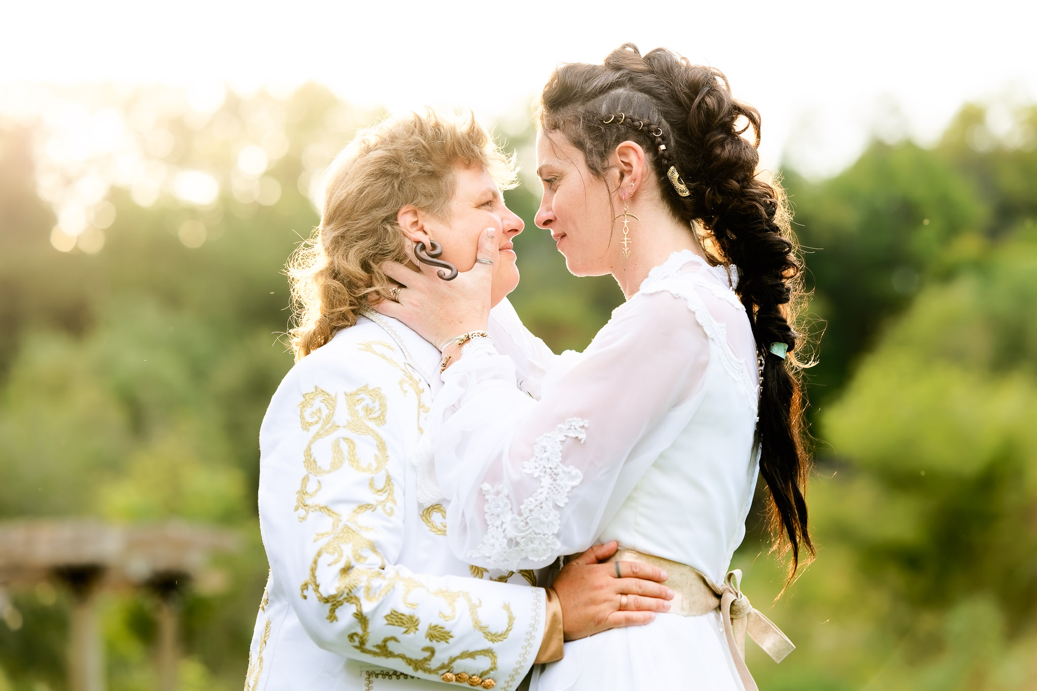 Lesbian Wedding at The Barn at Copper Creek Menomonie WI