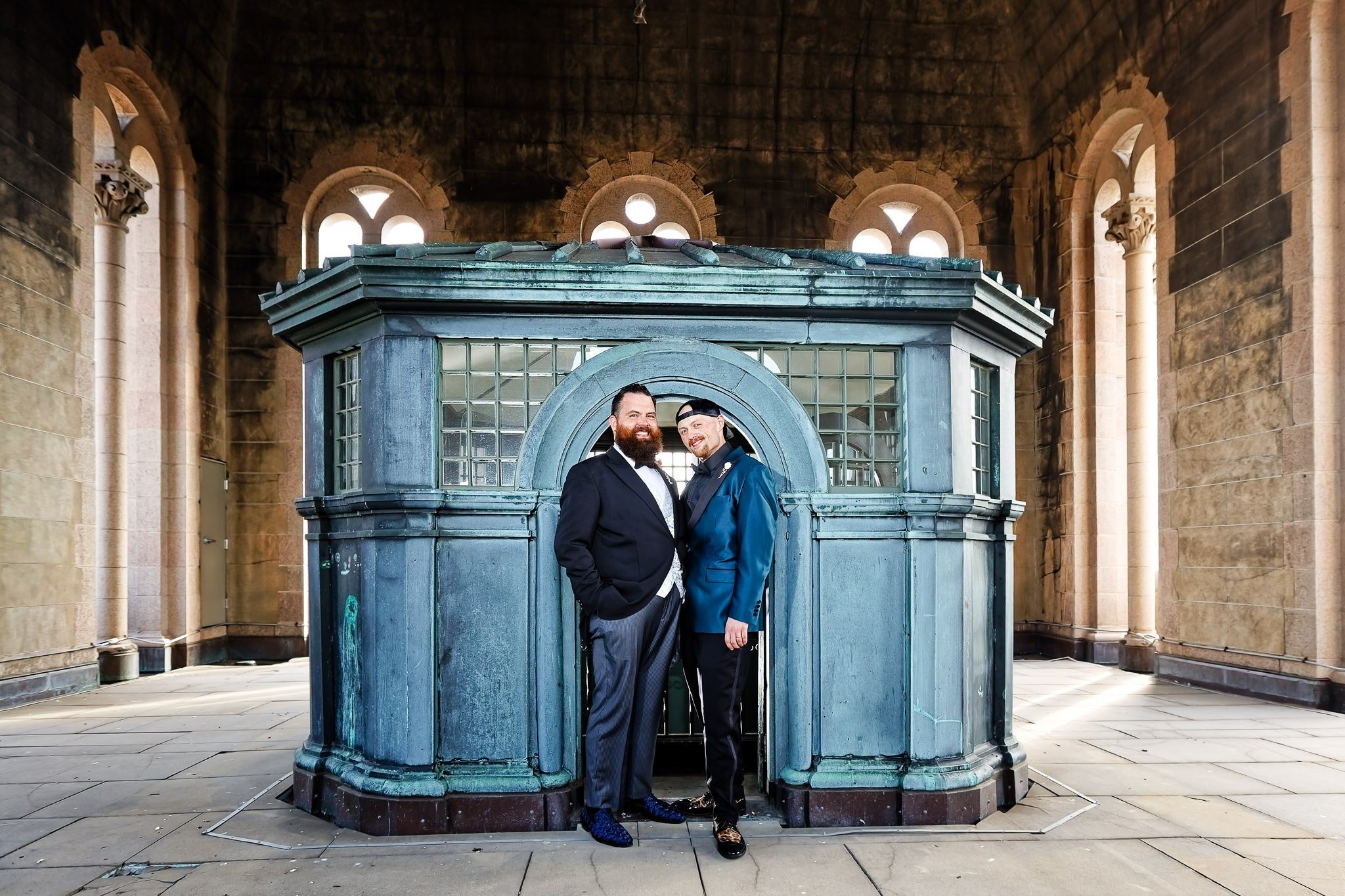 Gay Wedding Portraits at Landmark Center Saint Paul MN