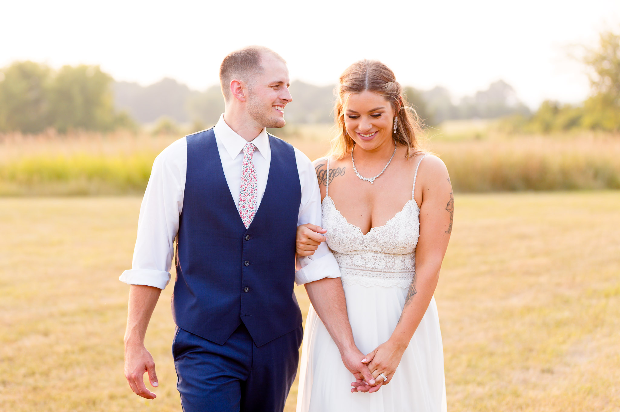 Golden Hour Wedding Photos at Vista Road Minneapolis