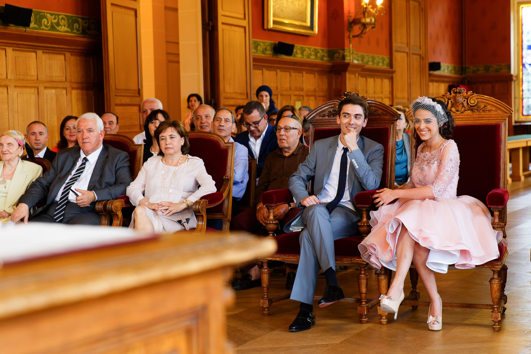Courthouse Wedding Ceremony with Mayor Officiant