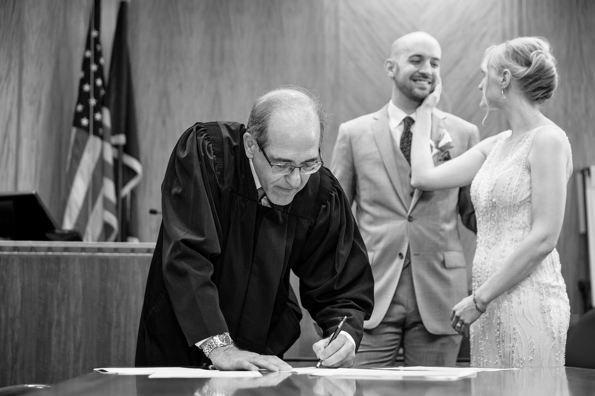 Marriage License Signing at Saint Paul City Hall Wedding