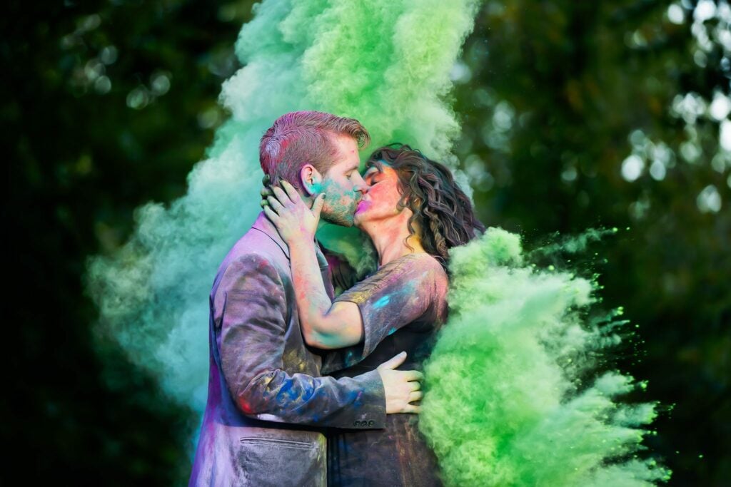 Creative Powder Wedding Portrait Minneapolis Photography