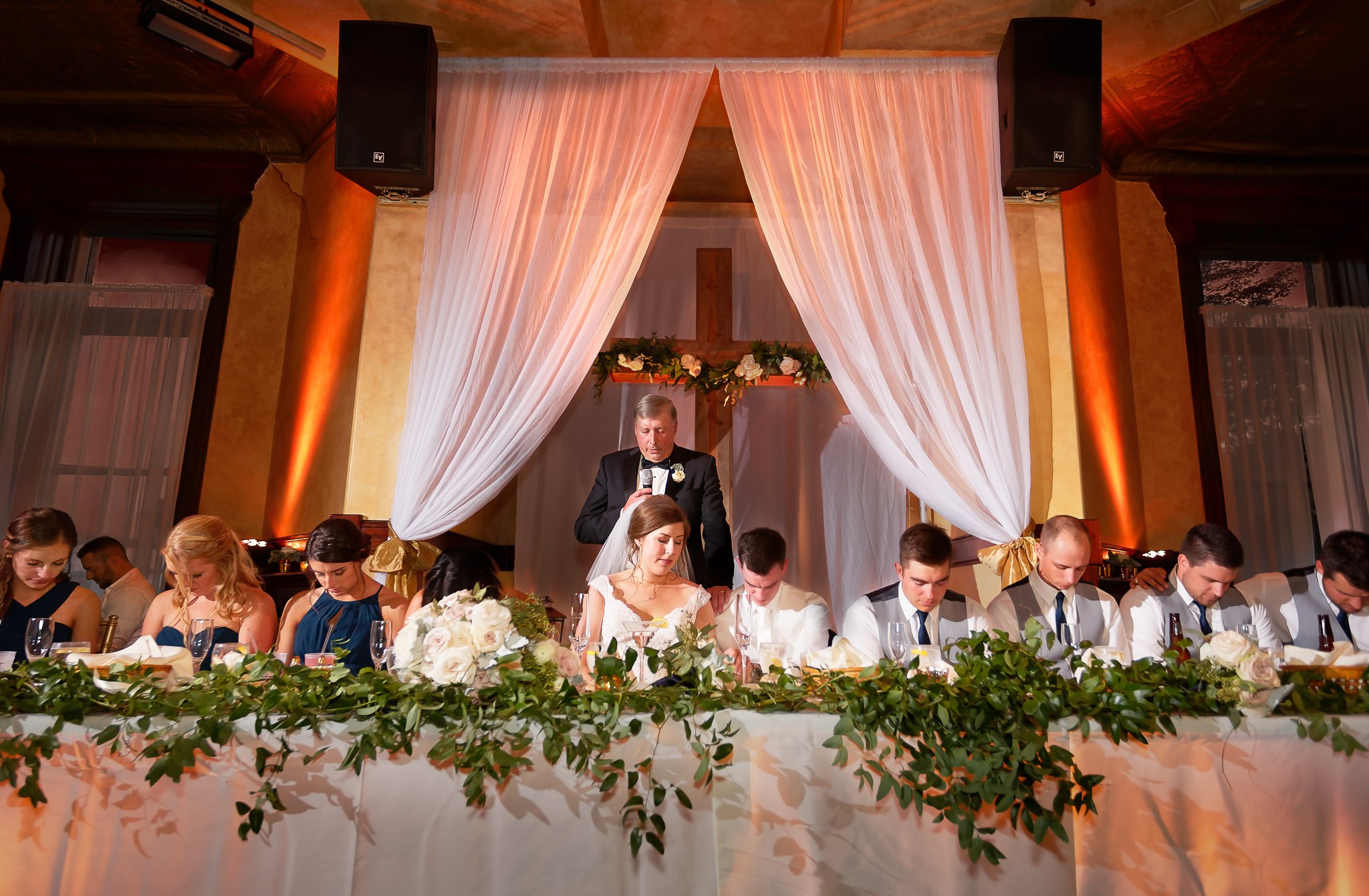 Father's Blessing Before Wedding Dinner Reception