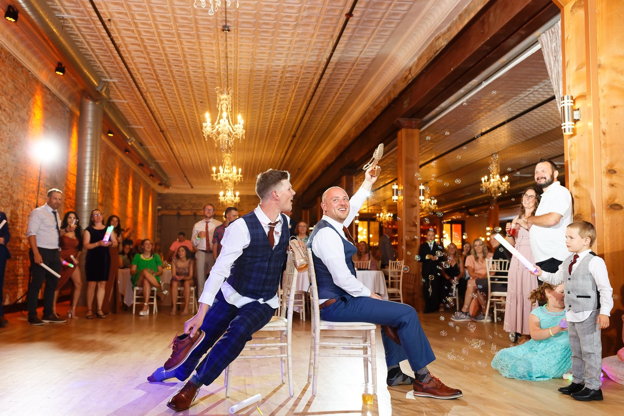 Same-Sex Wedding Shoe Game at The 3 Ten Event Venue Faribault MN