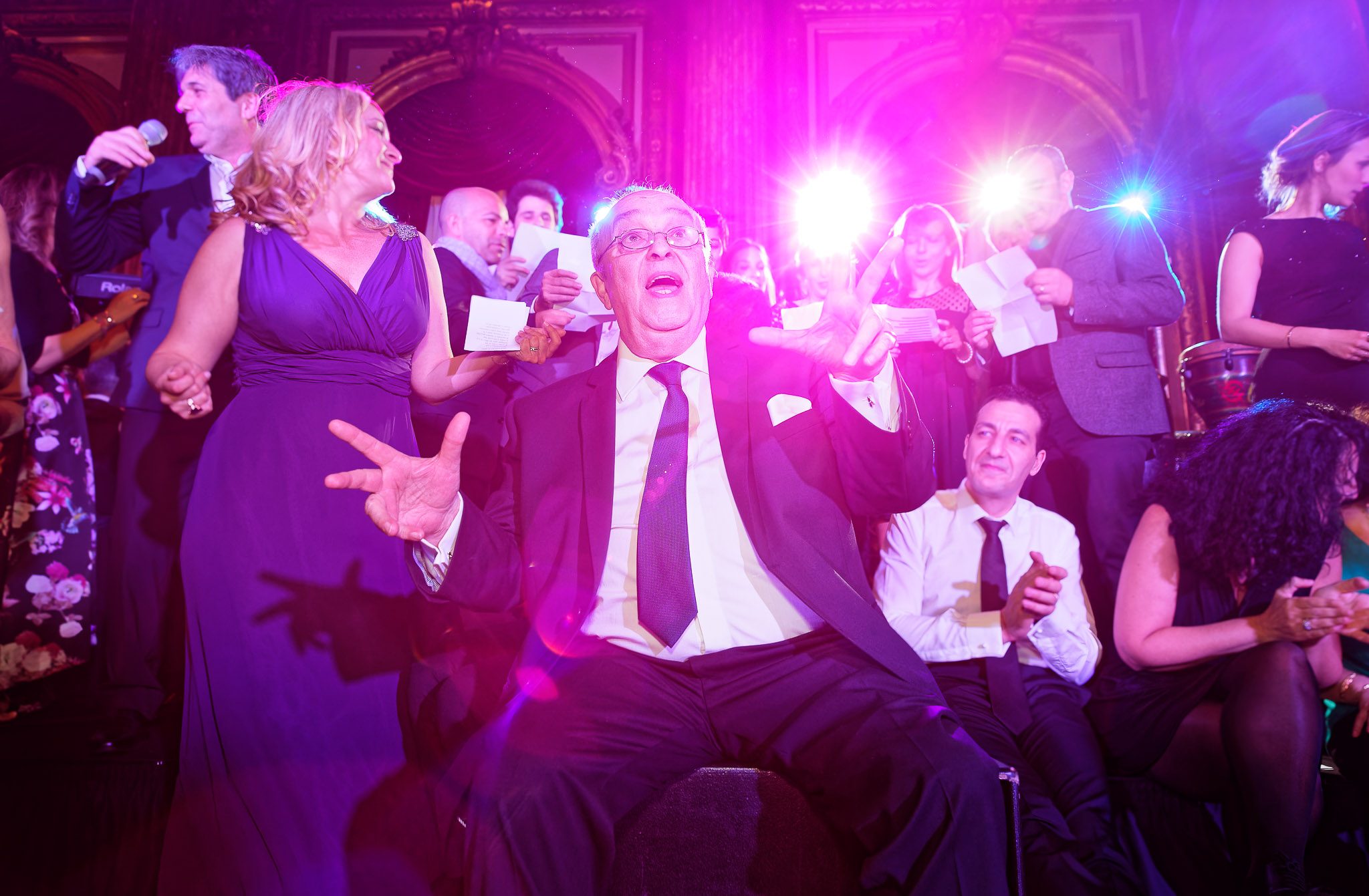 Family Wedding Concert Performance During Reception