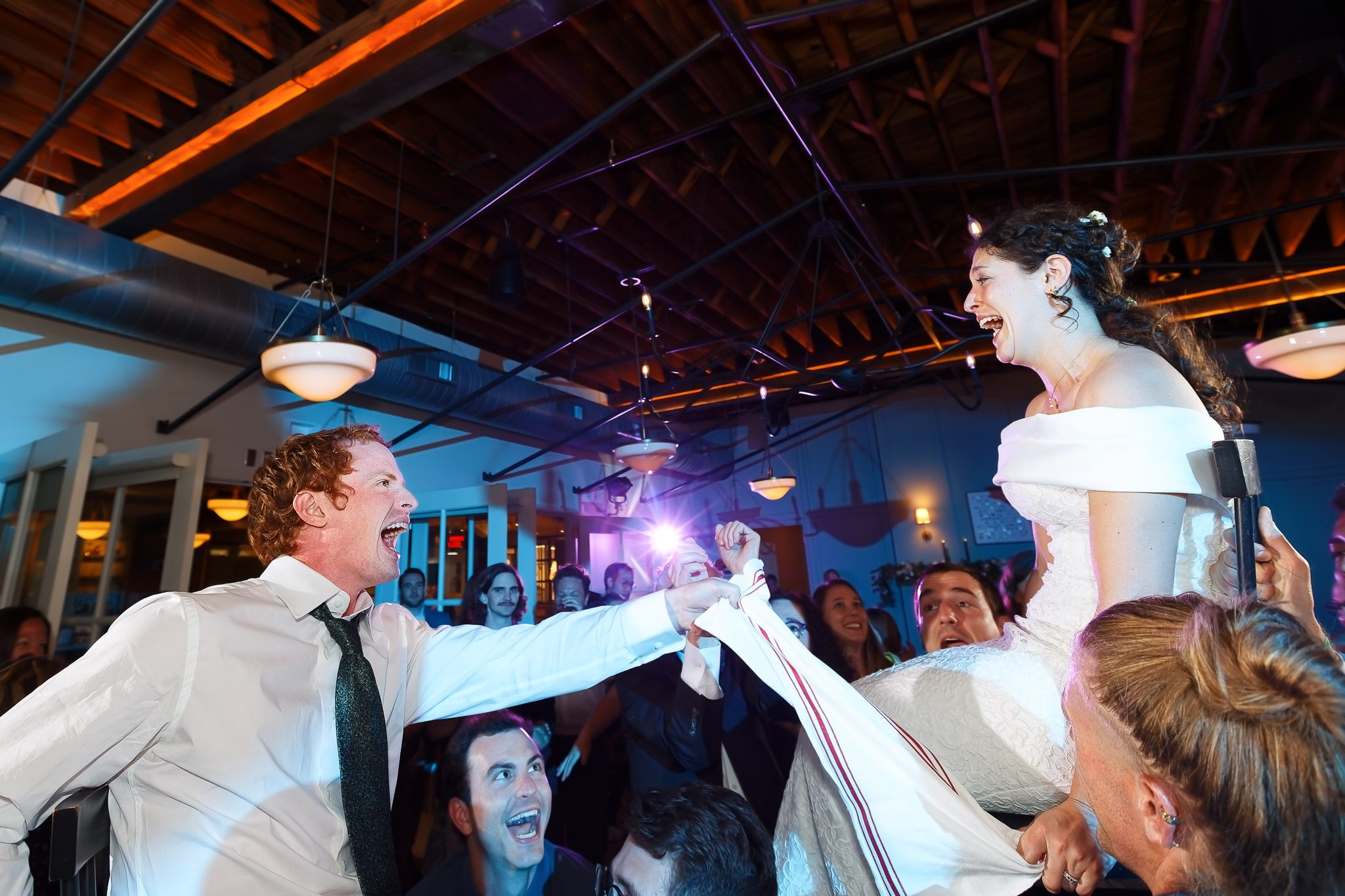Jewish Wedding Hora Dance at The Lynhall Minneapolis Reception