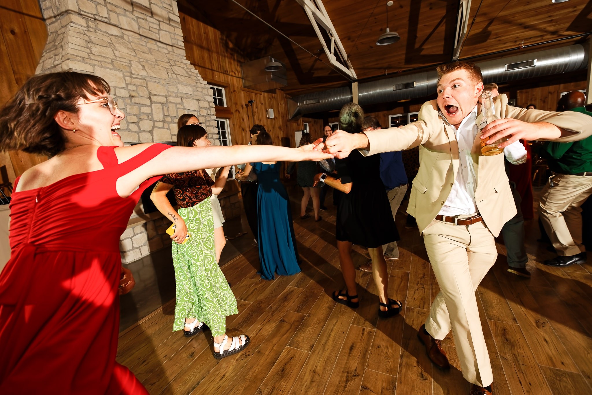 High-Energy Wedding Dancing at Almquist Farm Hastings MN