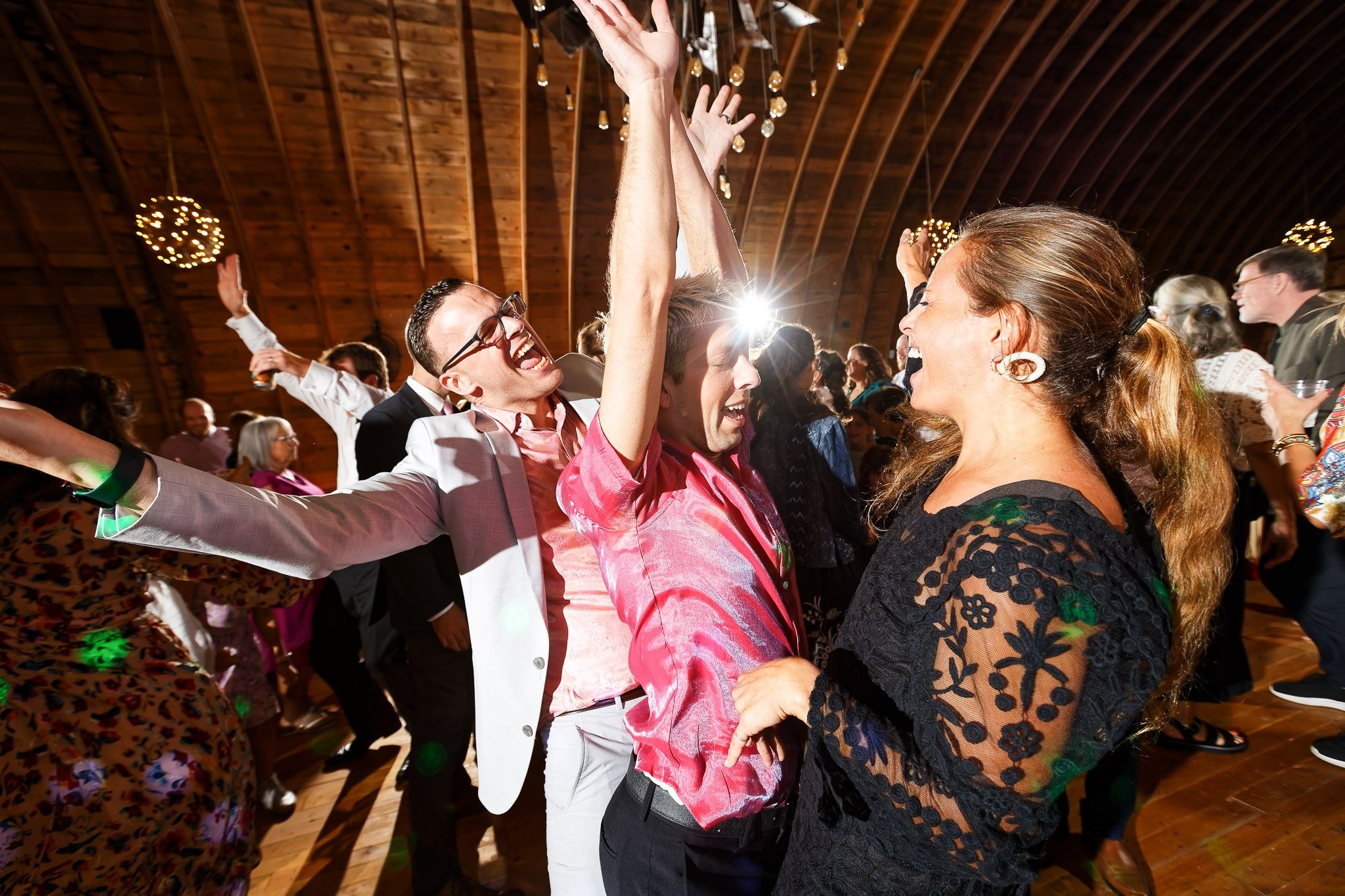 Dancing Reception at The Barn at Copper Creek Wedding