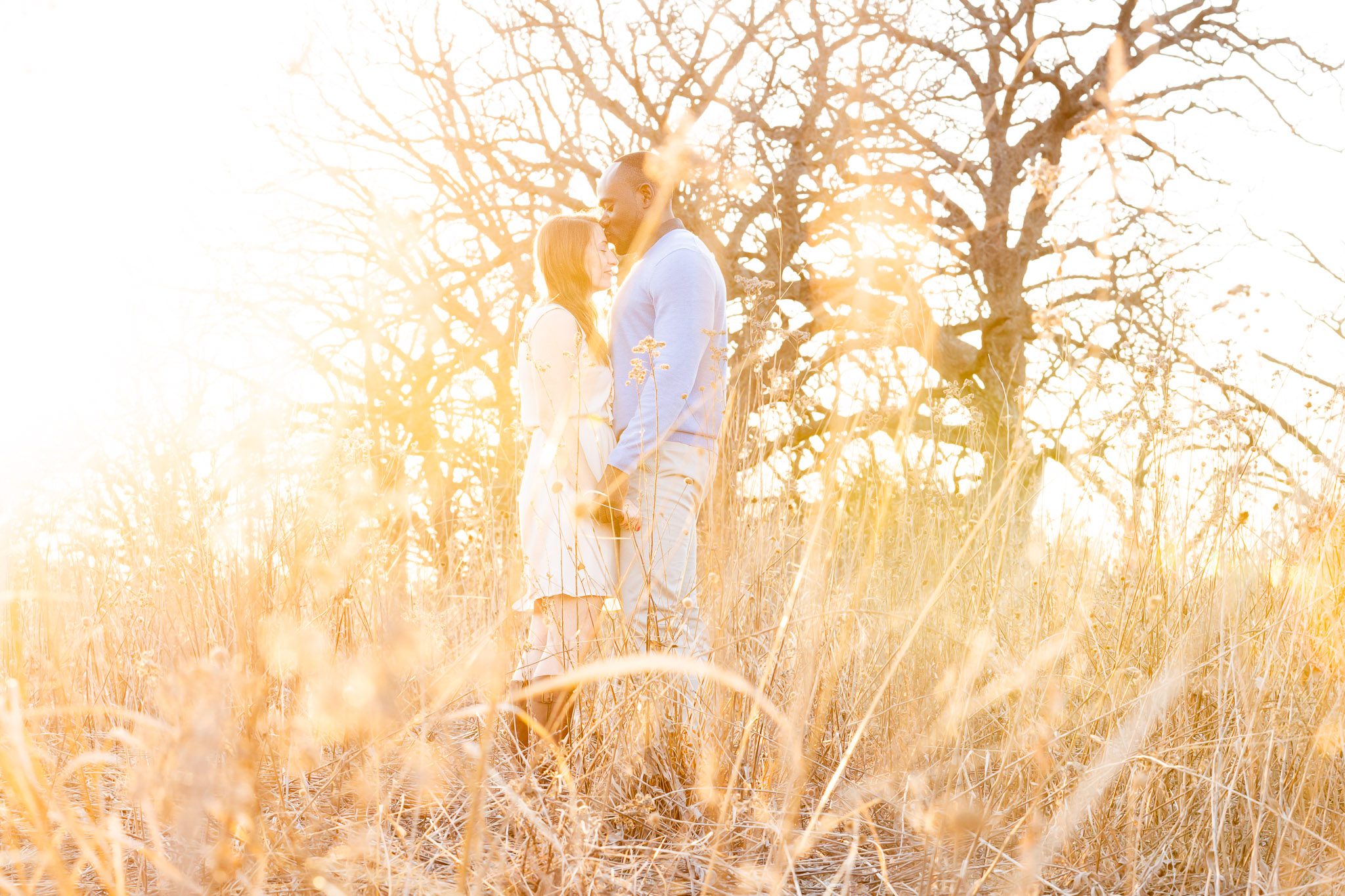 Same-Sex Couple Engagement Photos in Golden Meadow