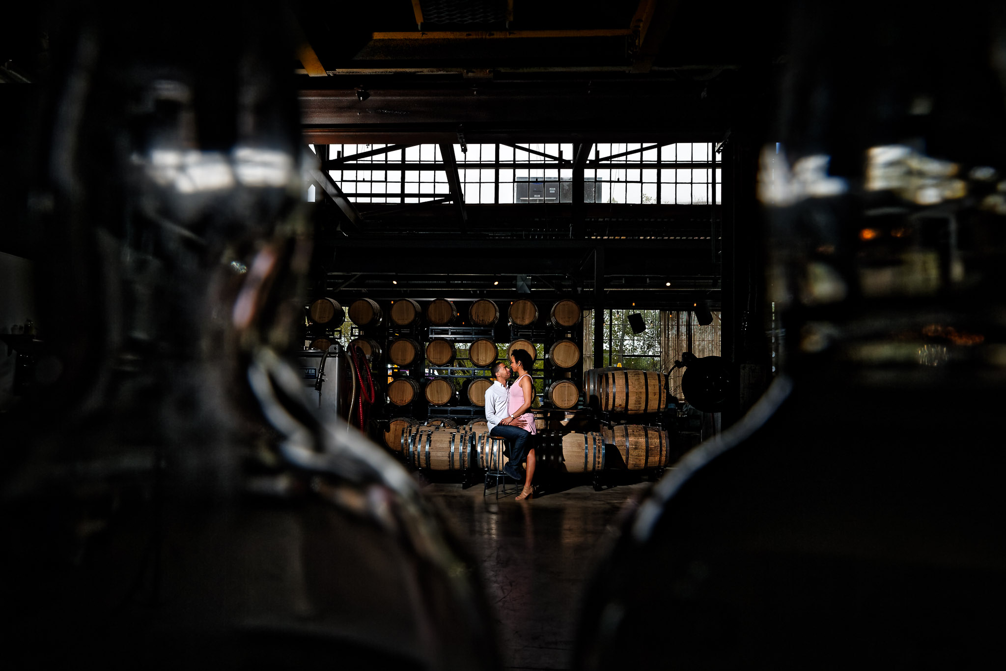 Minneapolis Brewery Engagement Photos