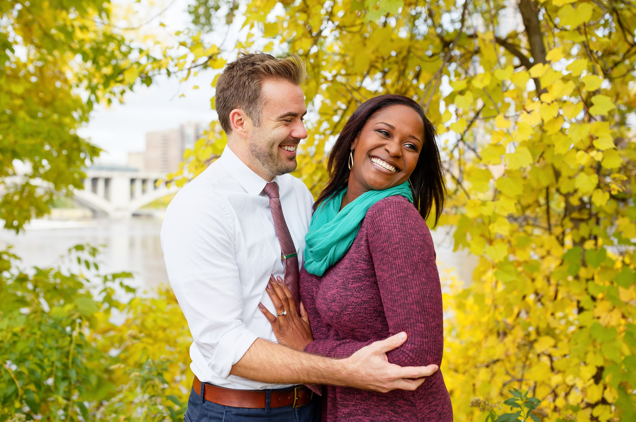 Fall Engagement Photography Session St. Paul Minnesota