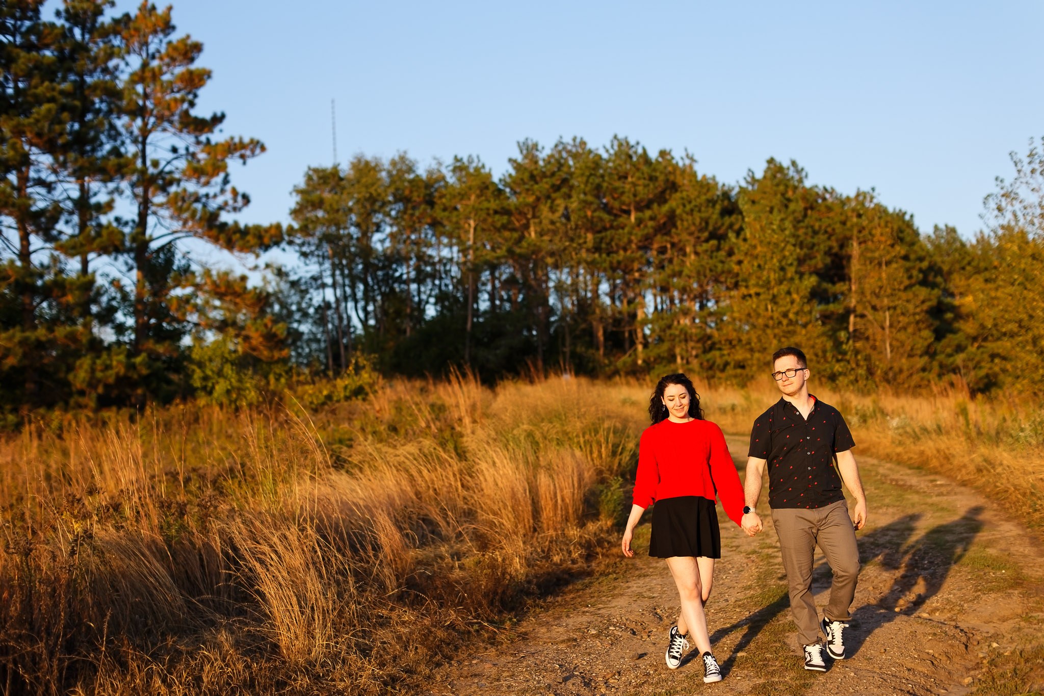 Golden Hour Engagement Session in Eagan Minnesota