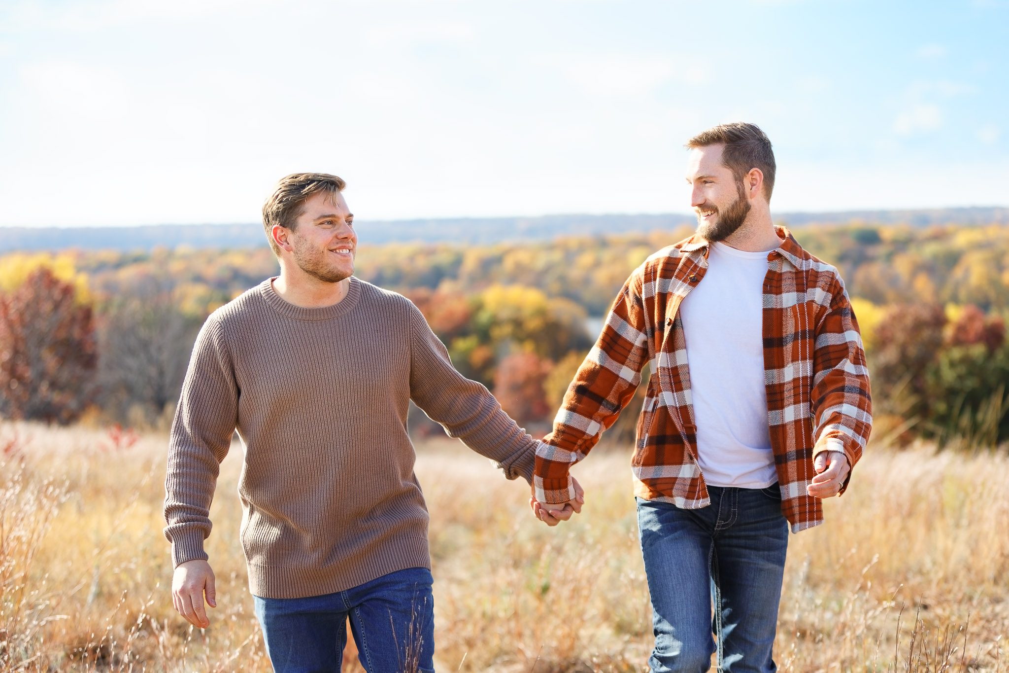 Gay Engagement Photos at Grey Cloud Dunes SNA Cottage Grove MN