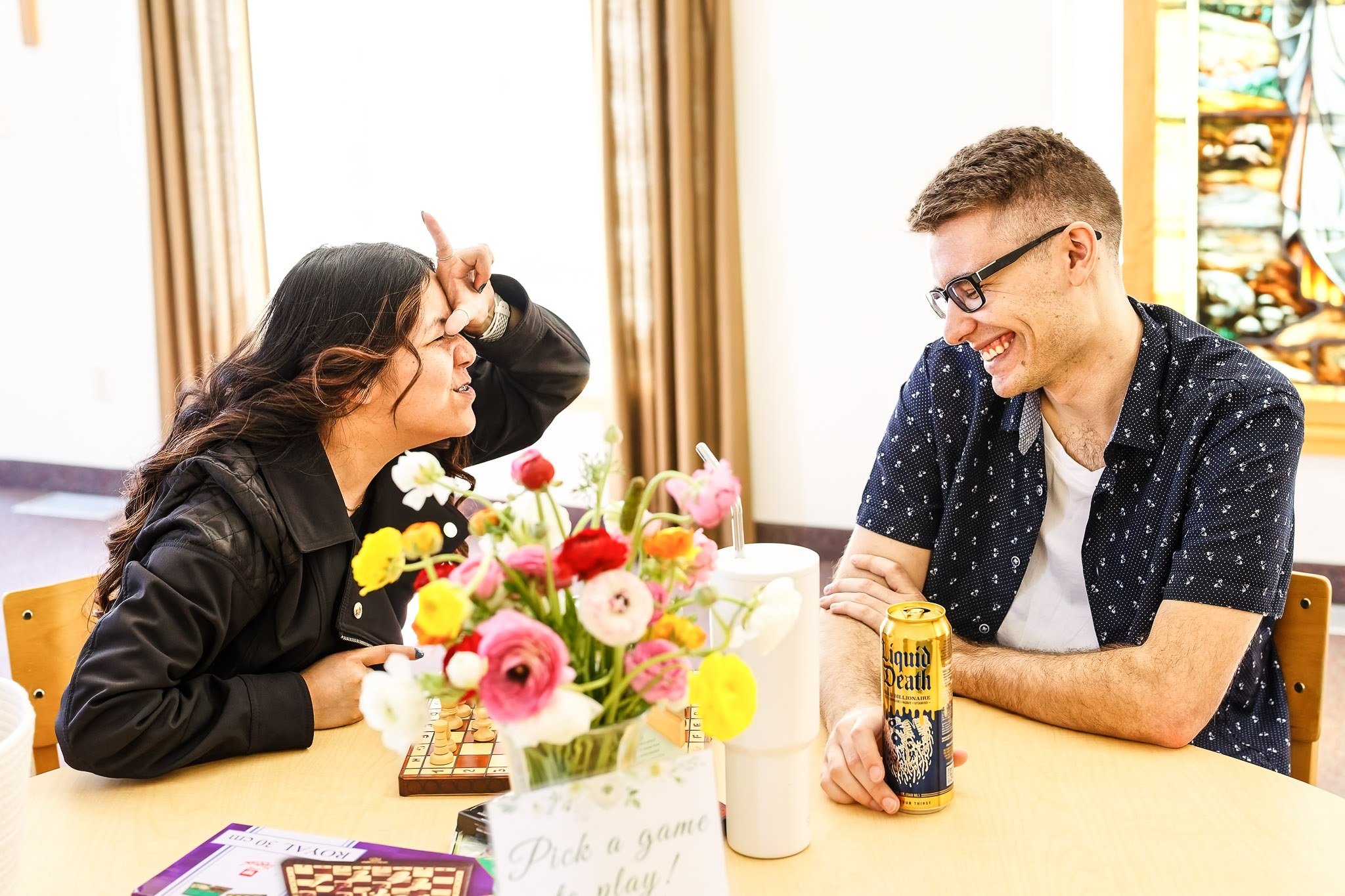 Sister Celebrates Chess Victory During Miesville Wedding Day