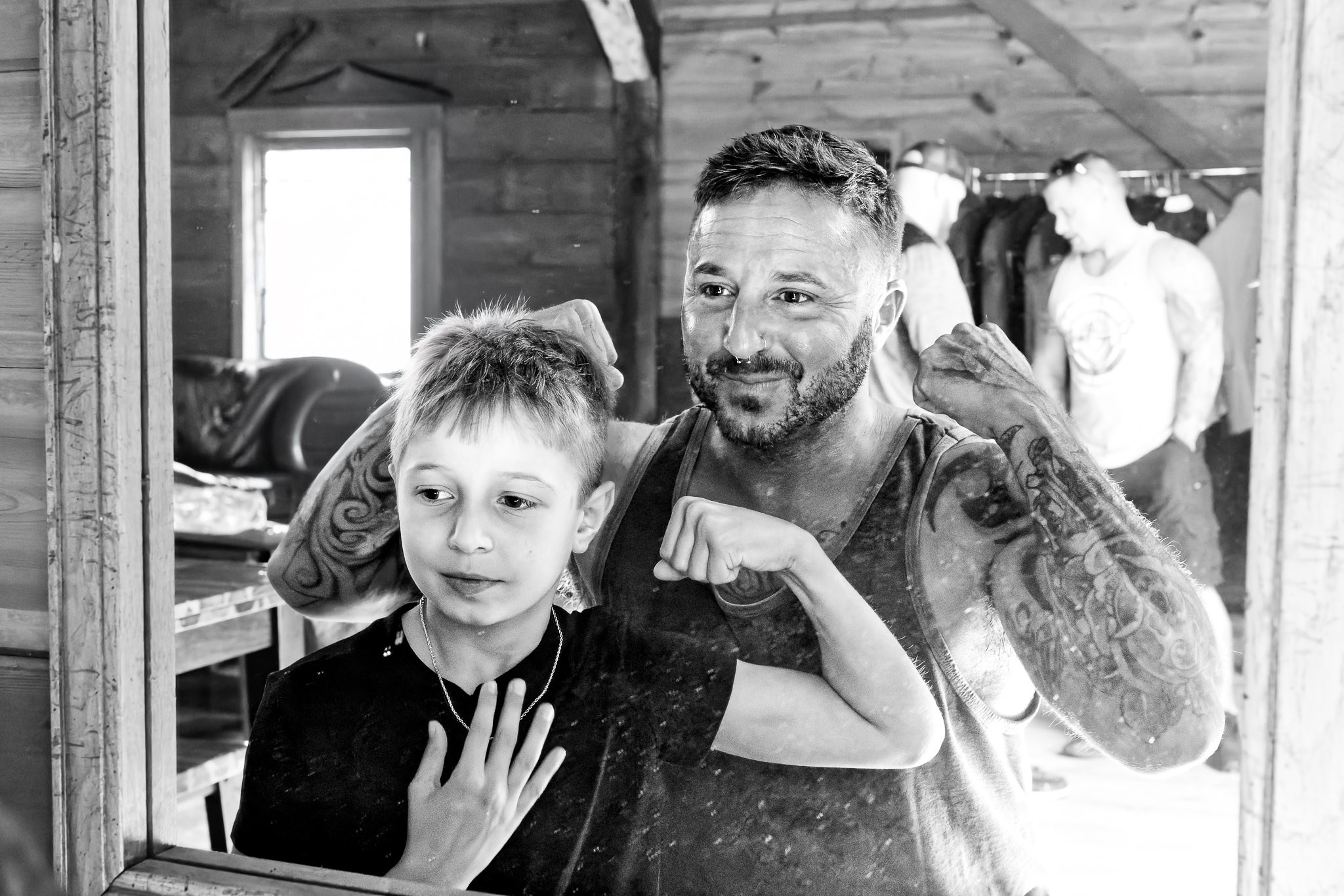 Father Son Wedding Prep Mayowood Stone Barn Rochester MN