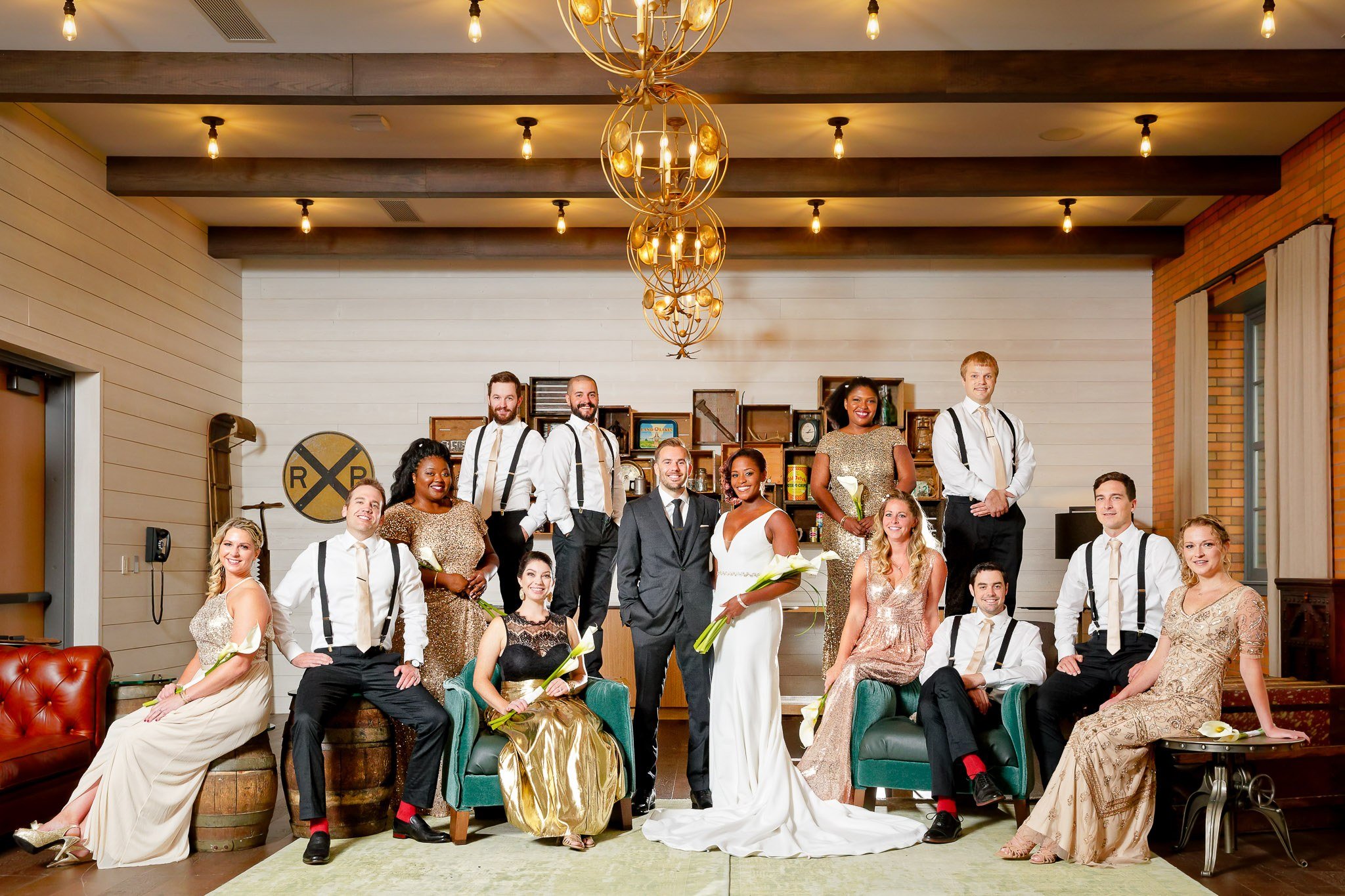 Wedding Party Photos at Renaissance Hotel Minneapolis