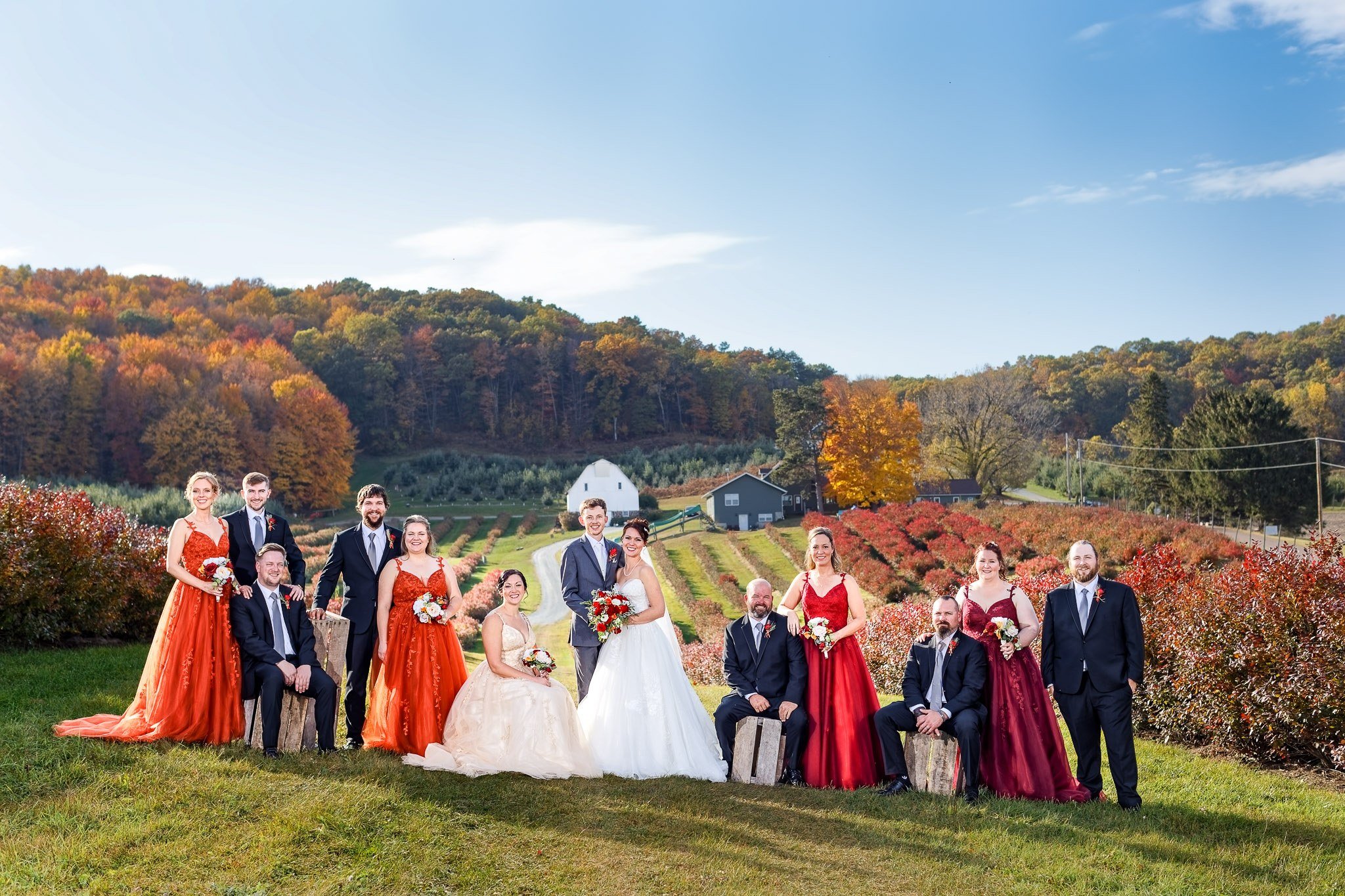 Wedding Party Portrait Black River Falls Wisconsin