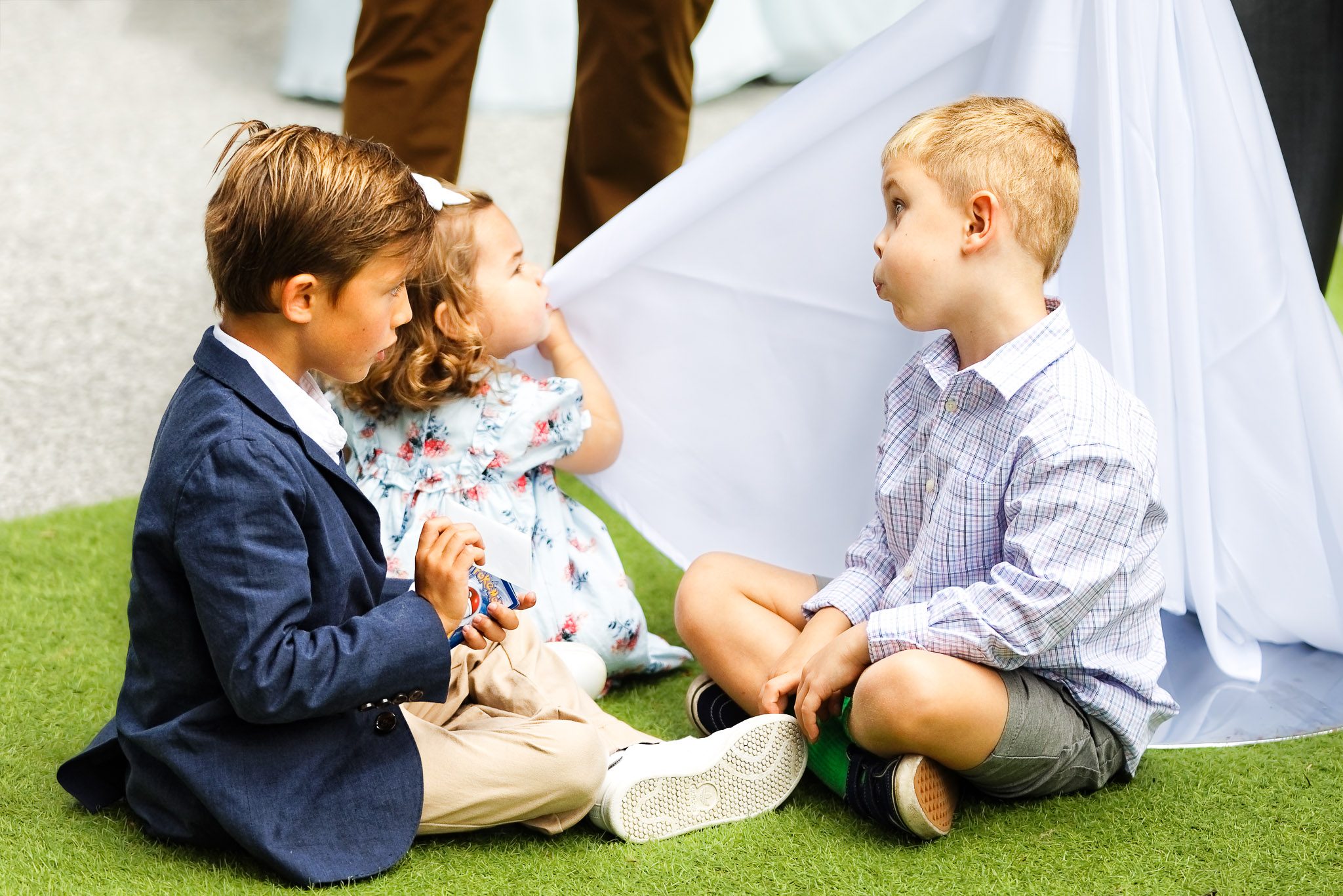 Kids Playing at Wedding Reception Rochester Minnesota
