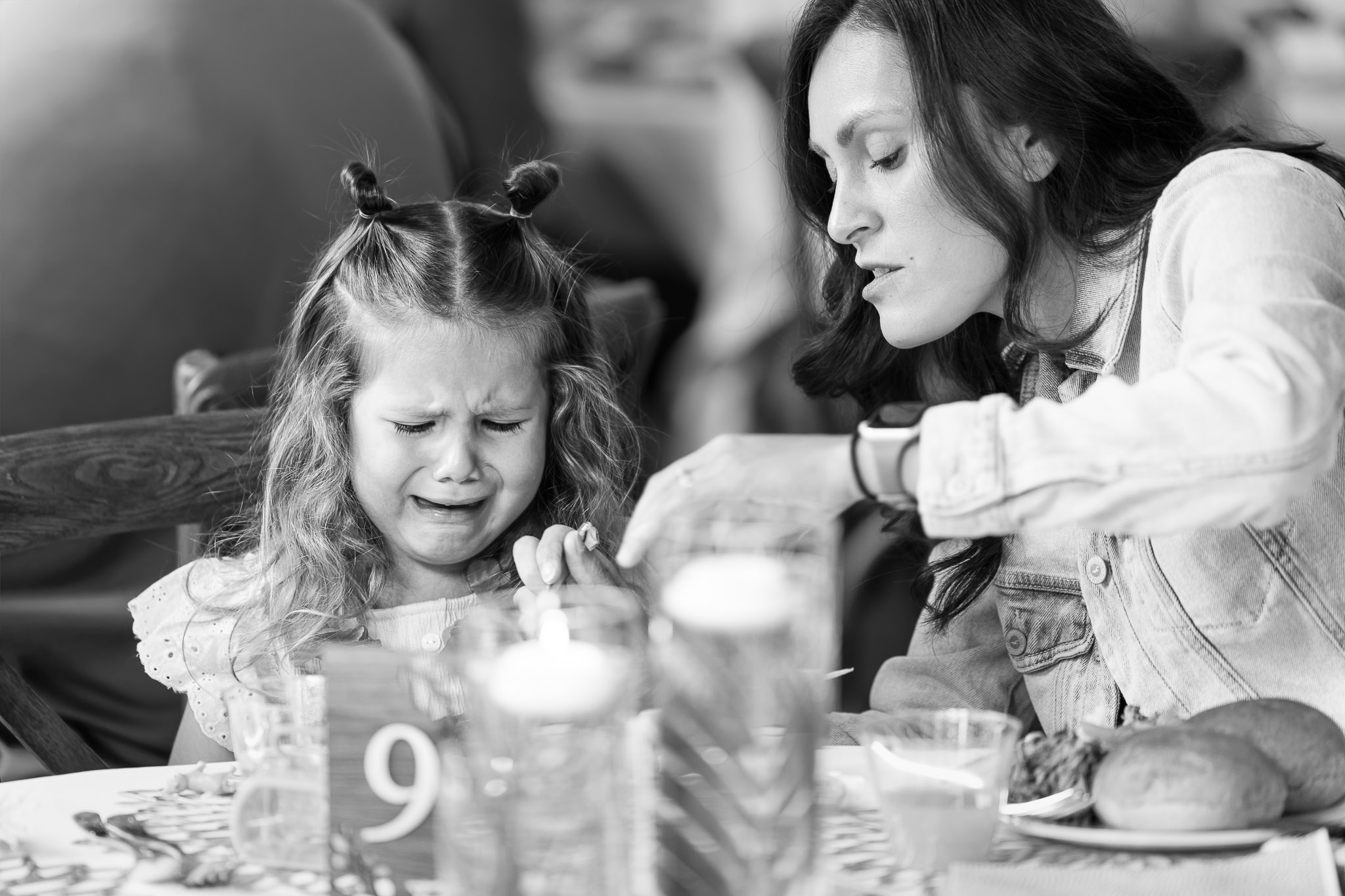 Child Having Wedding Reception Tantrum - Cute Kids Moment