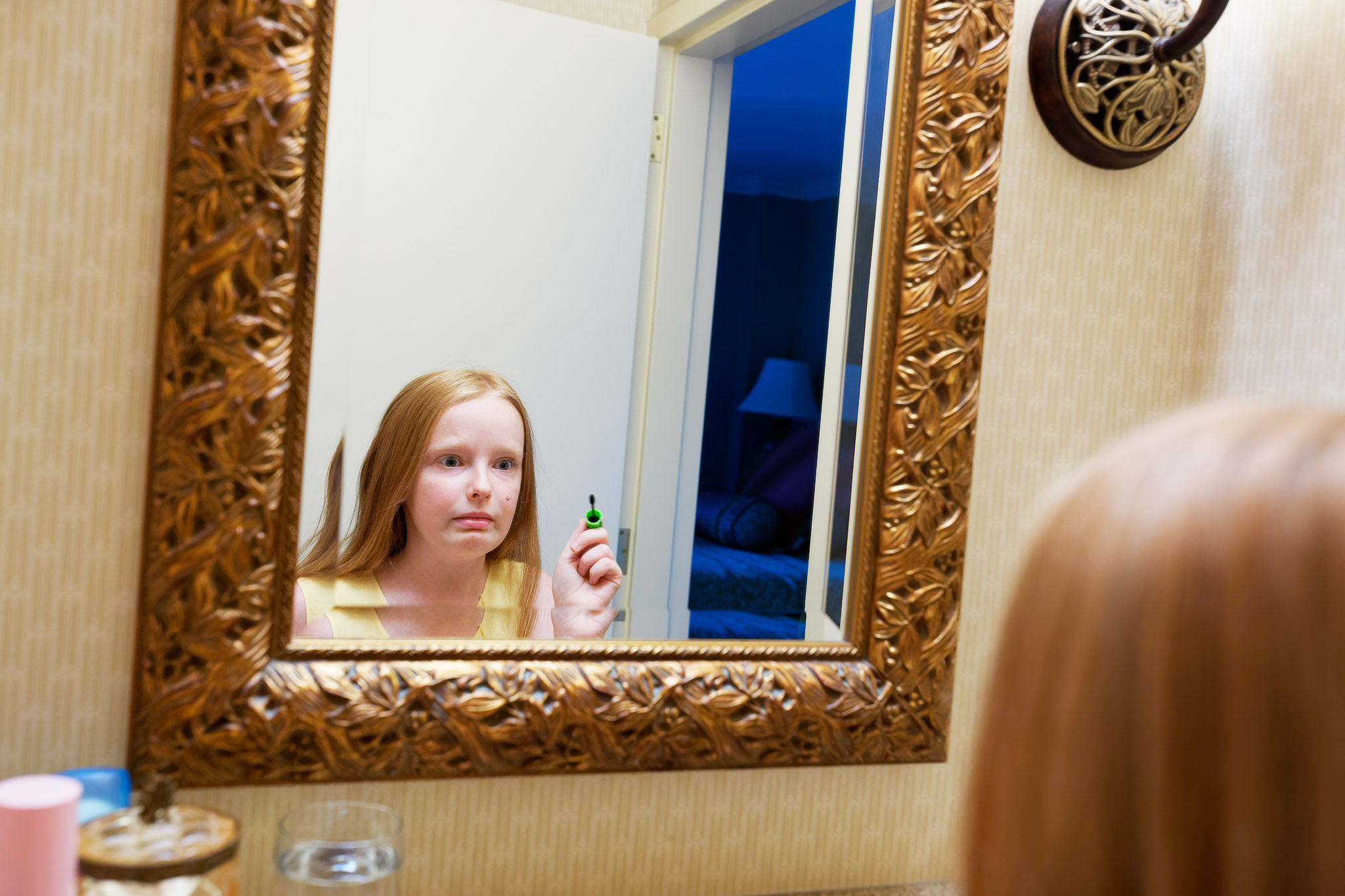 Girl's First Makeup Attempt Goes Adorably Wrong at Wedding