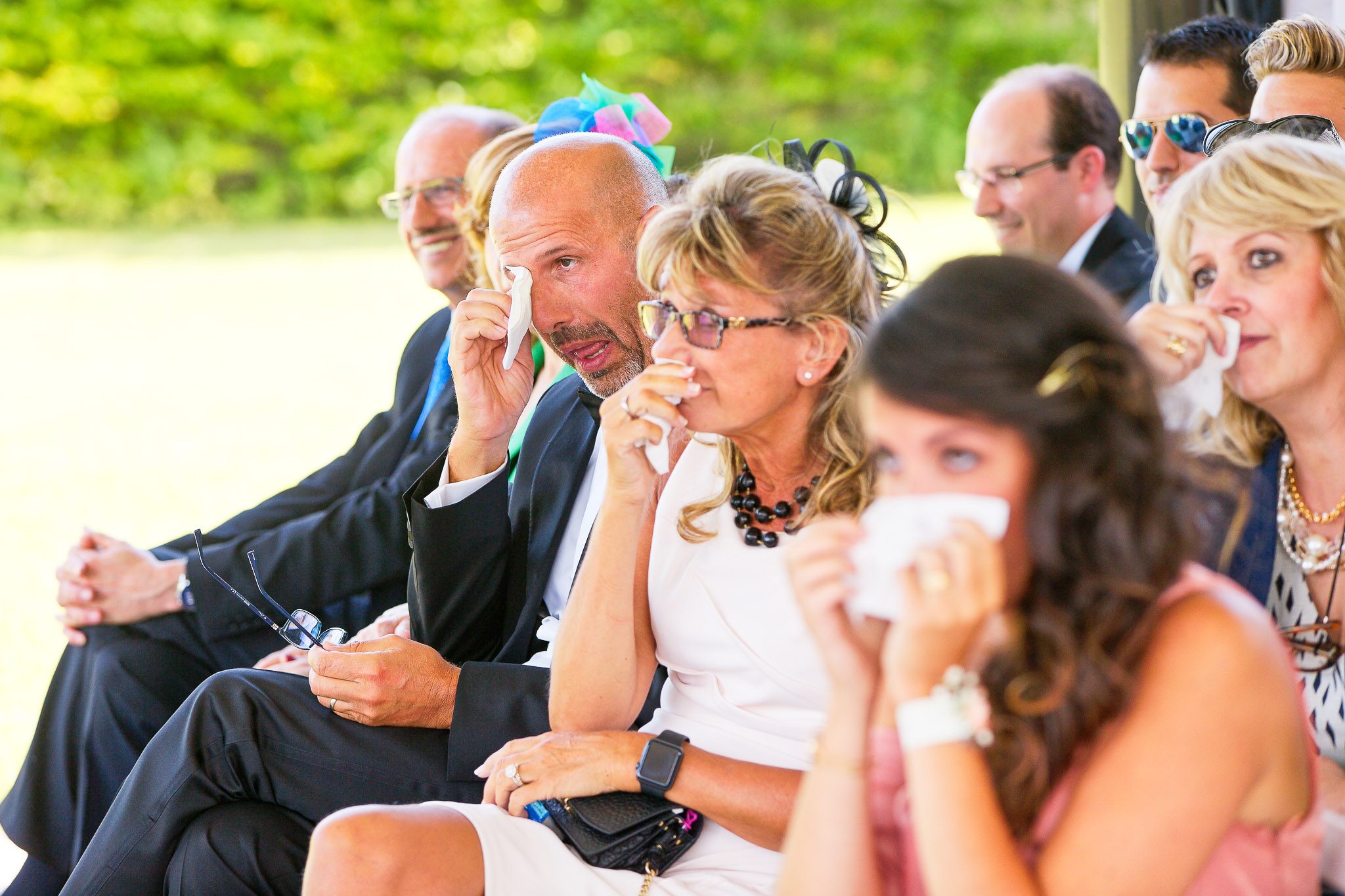 Emotional Wedding Ceremony Guests Crying During Vows