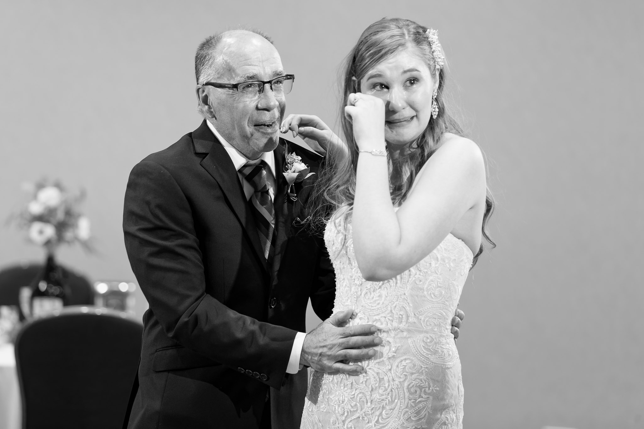 Emotional Father Daughter Dance - Bride Crying Tears of Joy