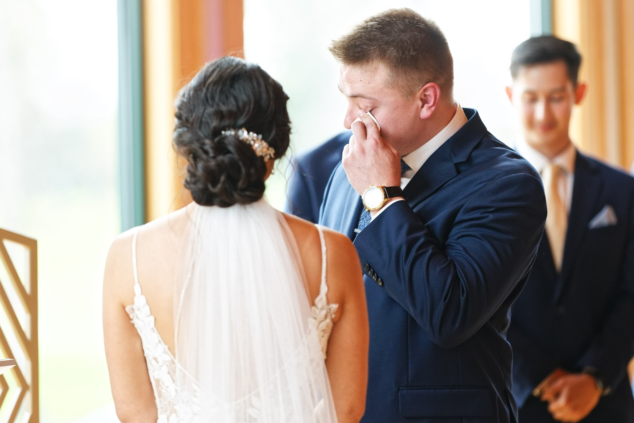 Emotional Wedding Ceremony Riverview Greens Golf Course MN