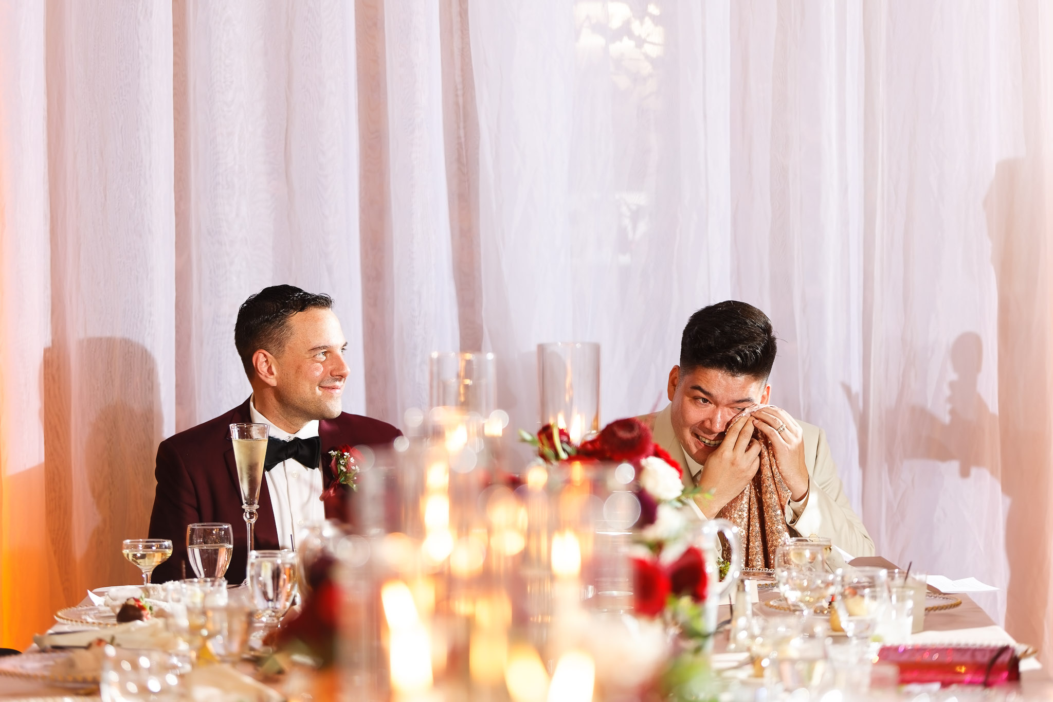 Emotional Wedding Toast at Landmark Center St Paul Minnesota