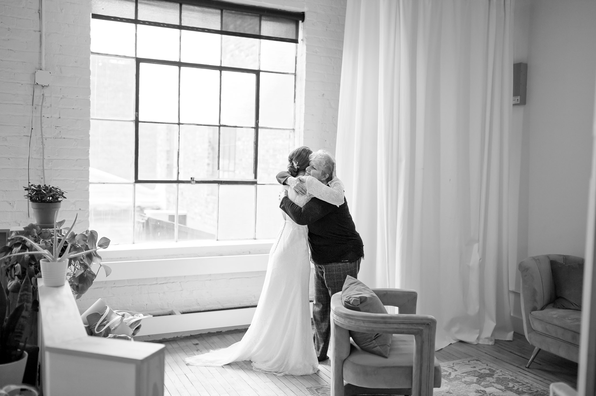 Emotional Mother-Daughter Moment During Wedding Preparation