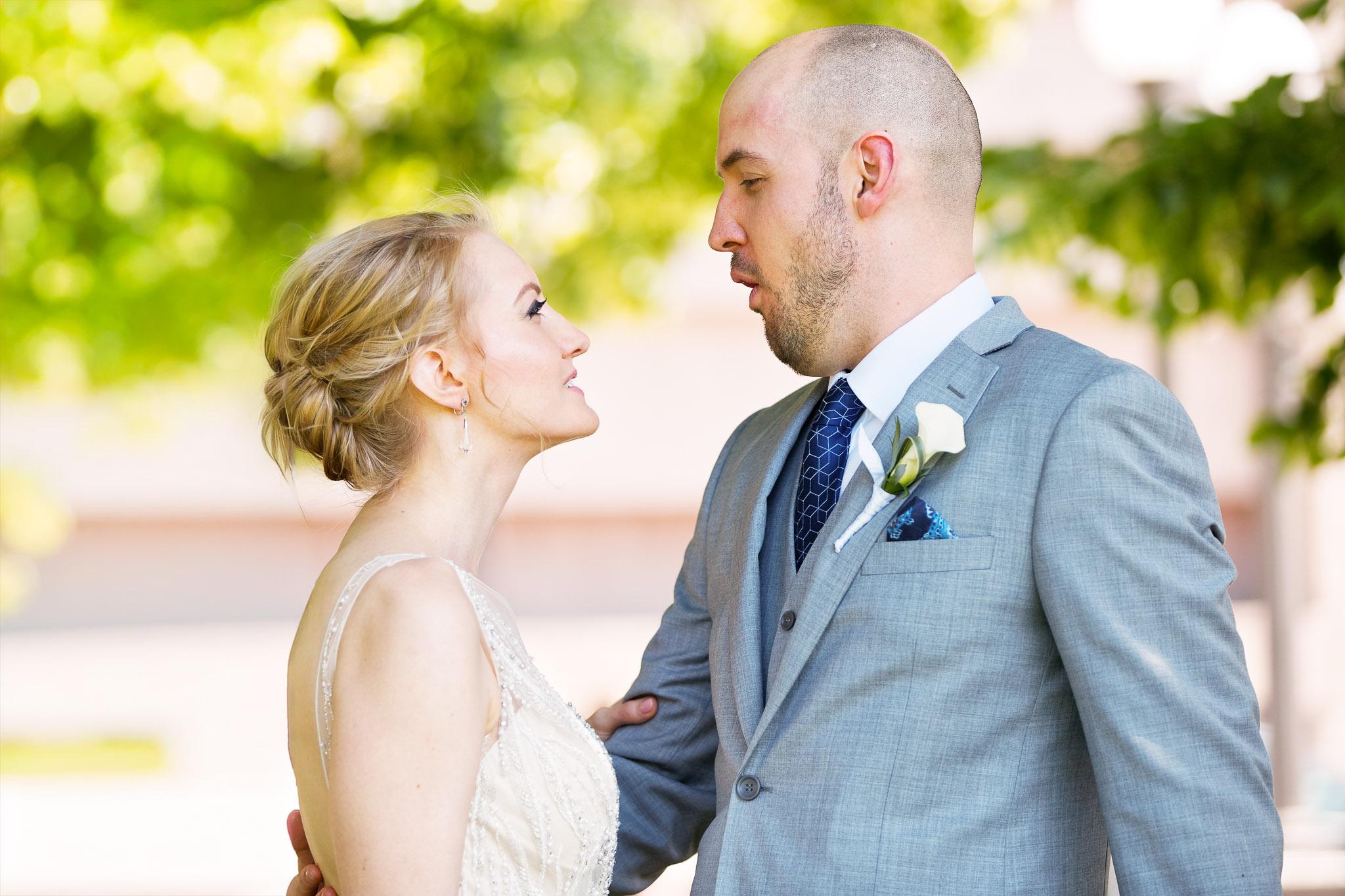 Groom's Emotional First Look Reaction - Wedding Photography