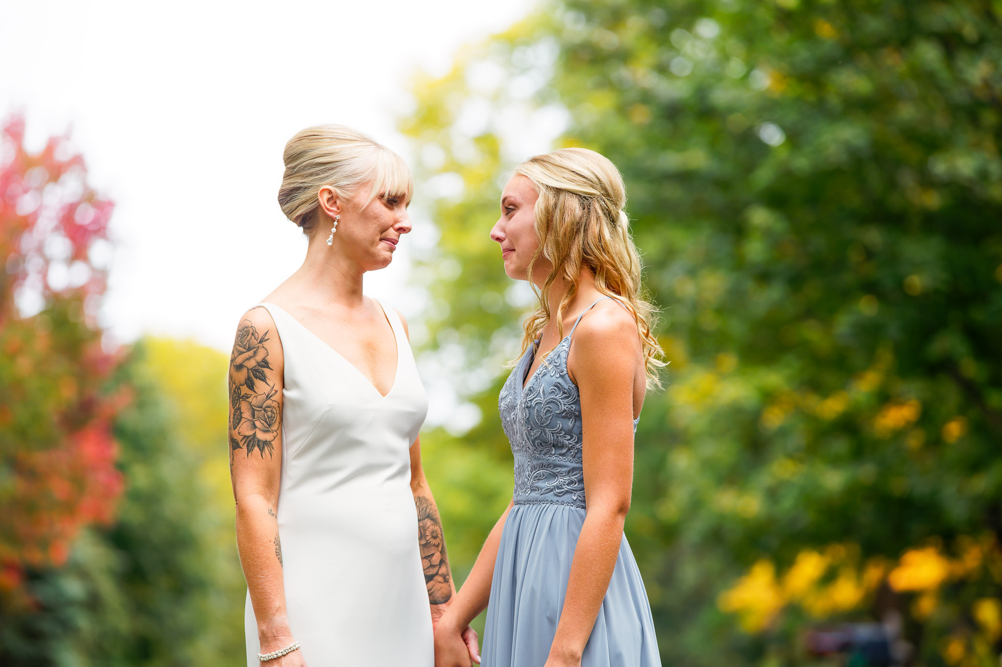 Emotional Mother-Daughter Wedding Ceremony Moment