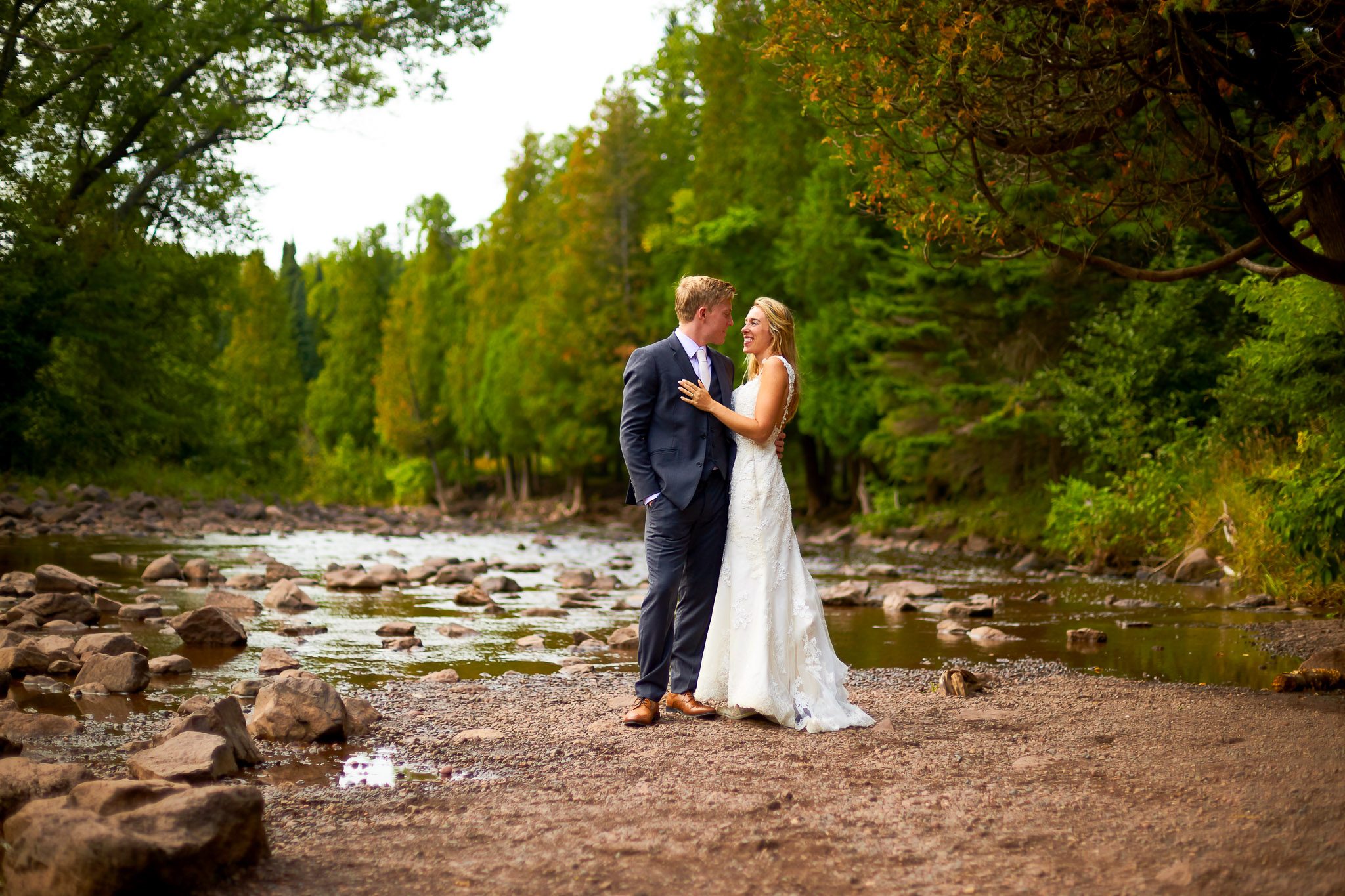 Riverside Trash the Dress Session - Bride and Groom Photos