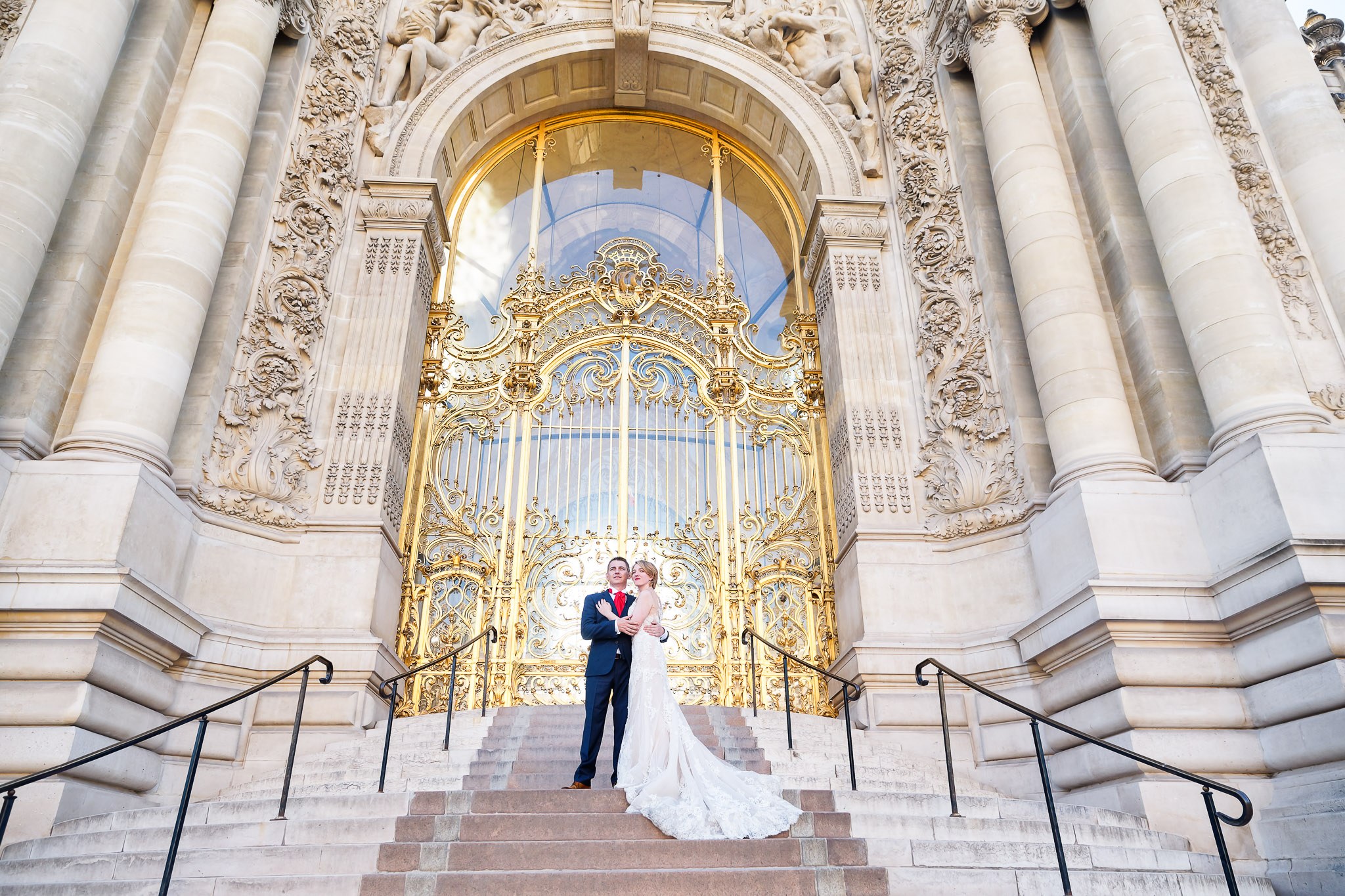 Trash the Dress Session at Ornate Golden Door Architecture