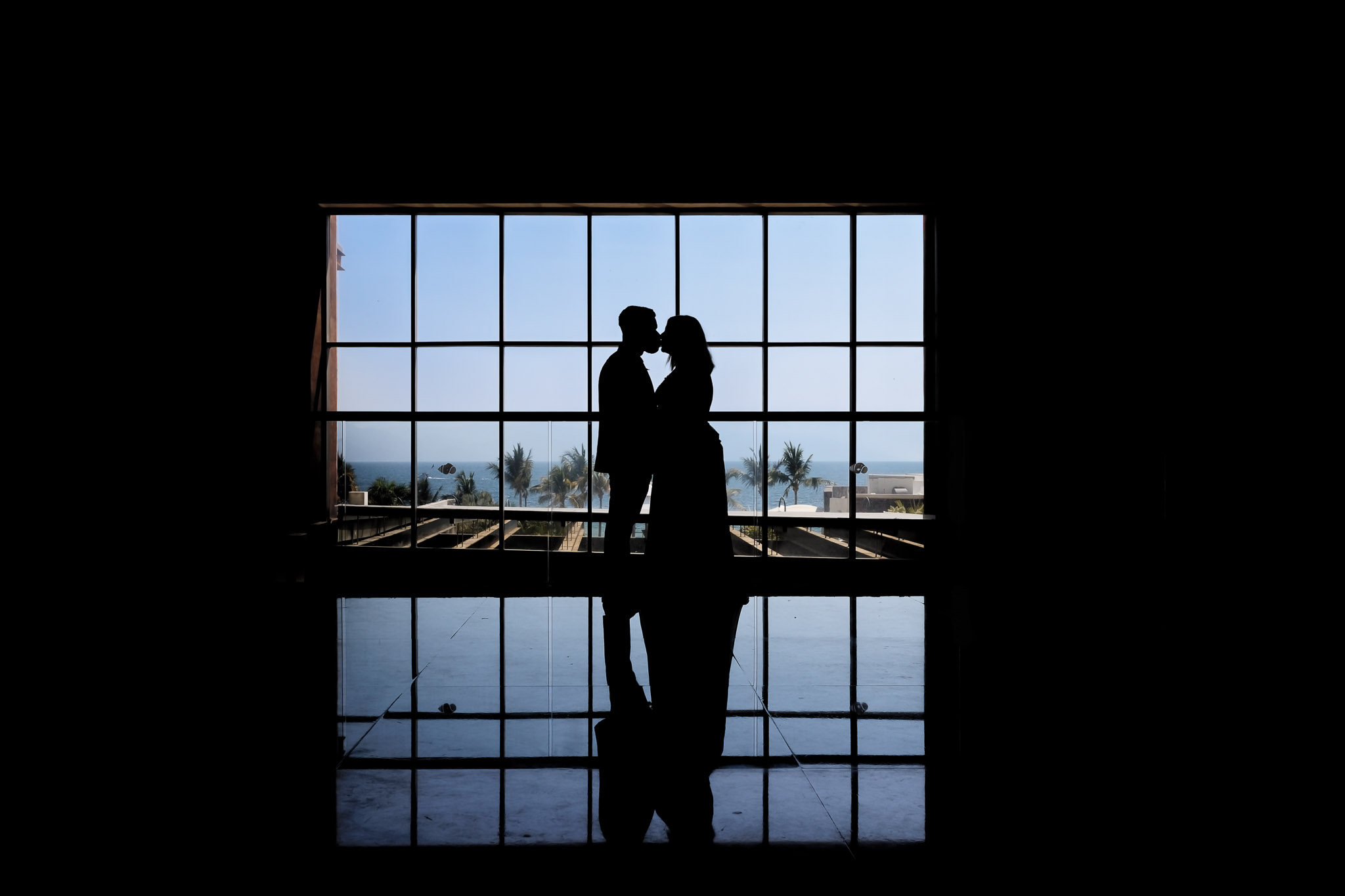 Trash the Dress Session Puerto Vallarta Ocean View Silhouette