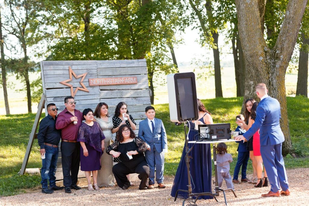 Photo Booth during wedding 