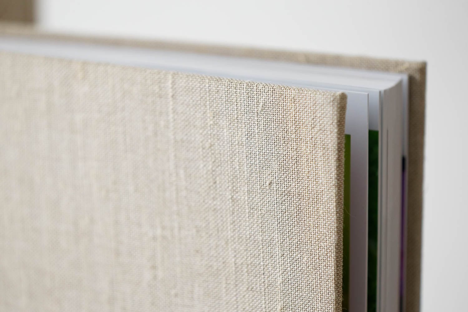 wedding photo albums corner of the book