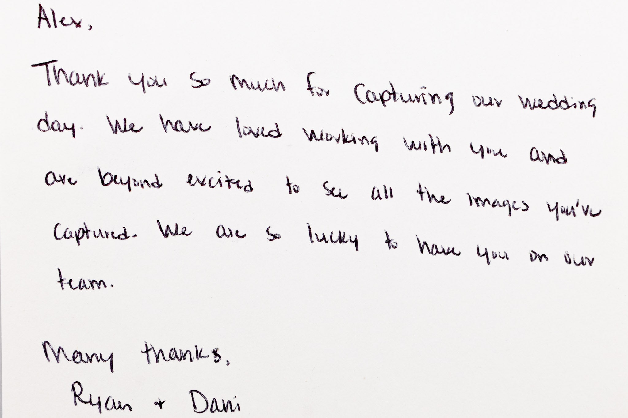 wedding photographer reviews from past clients